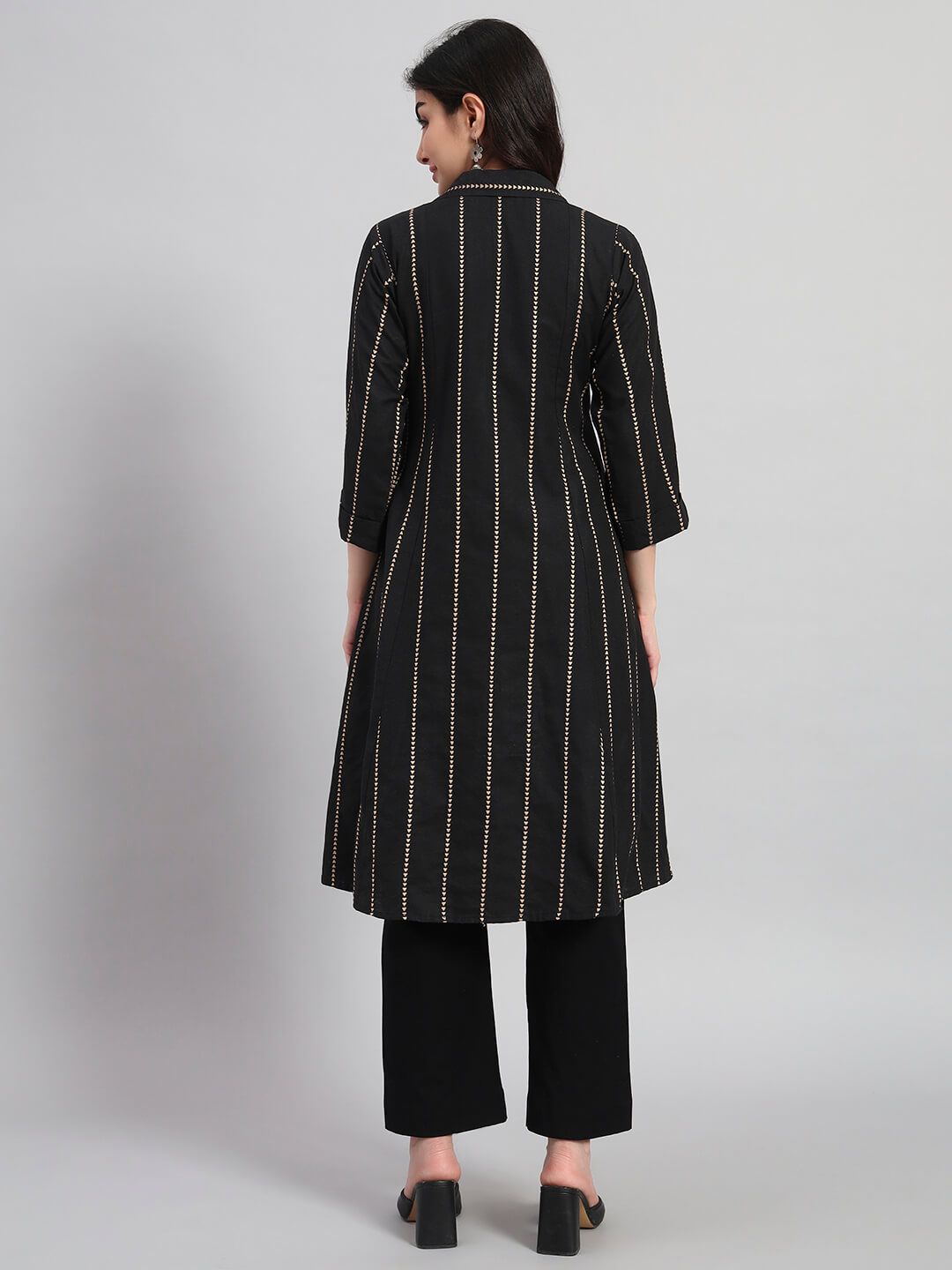 Cotton A-line Kurta Set image 5