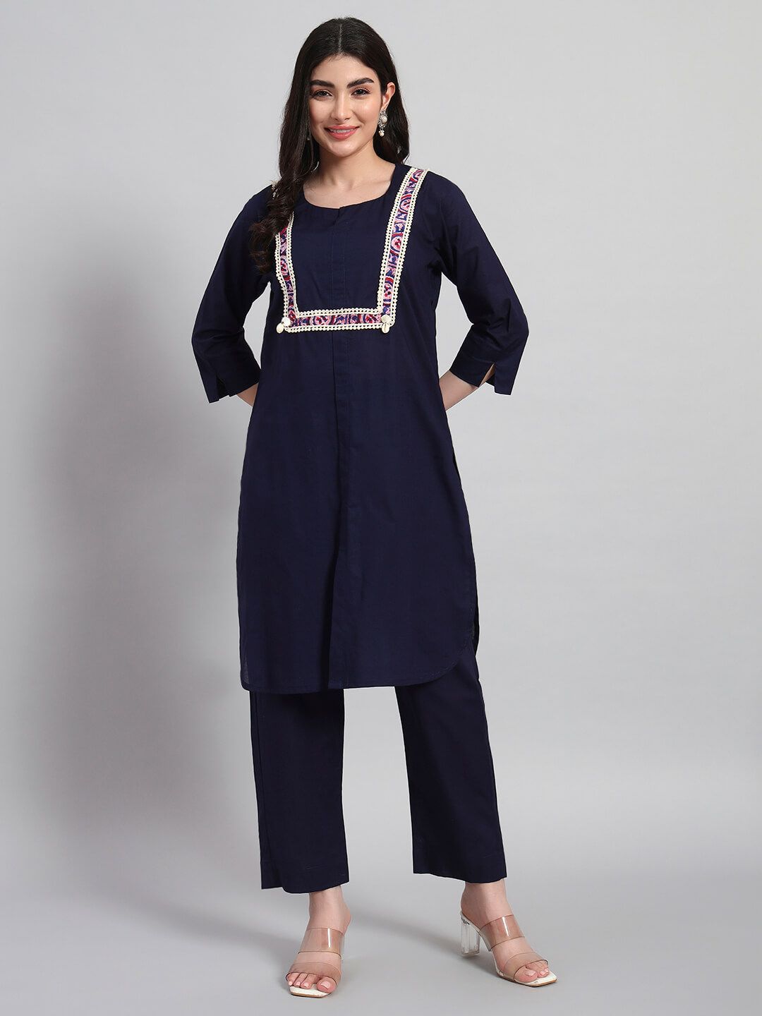 Cambric Cotton Kurta Set image 4