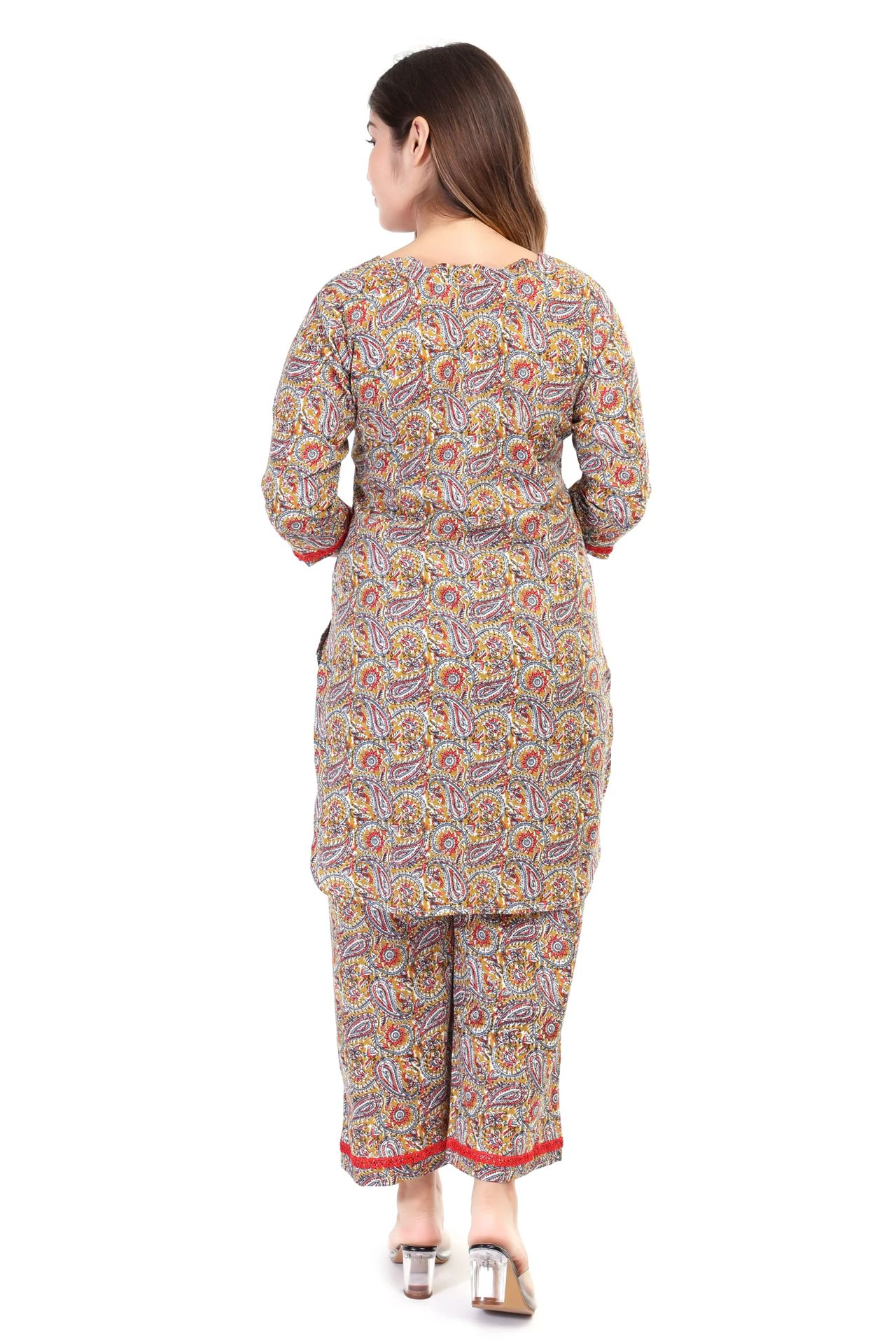Handblock Print Cotton Coord Set image 3