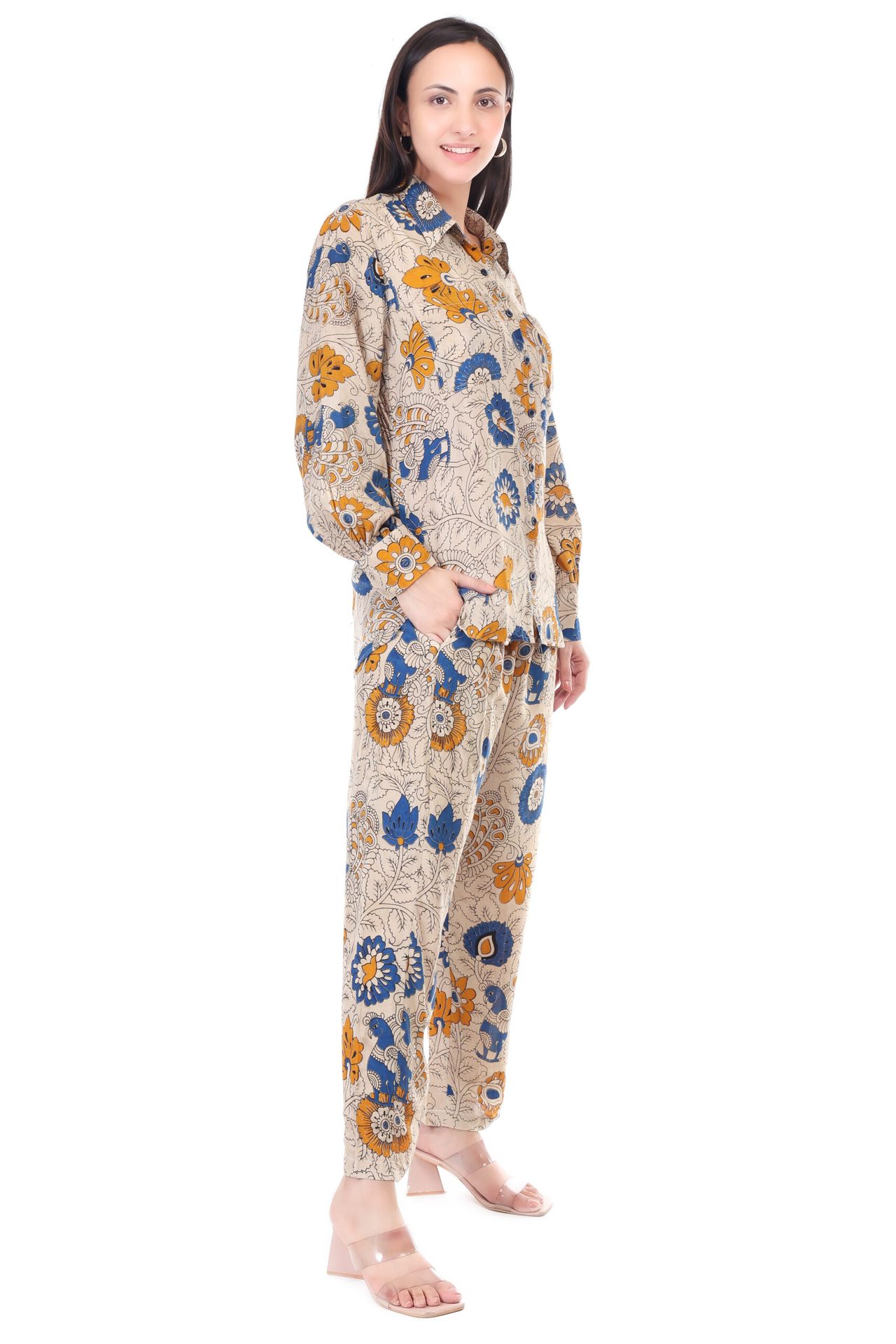 Silk Printed Coord Set image 3