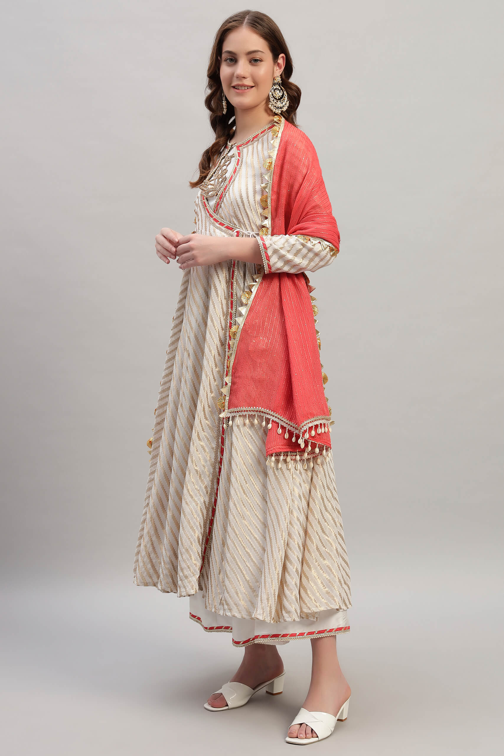Georgette Anarkali Kurta Set image 5