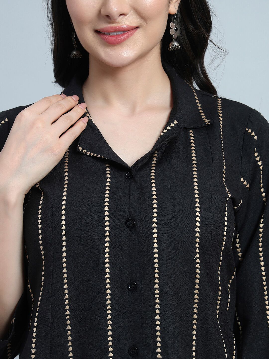 Cotton A-line Kurta Set image 6