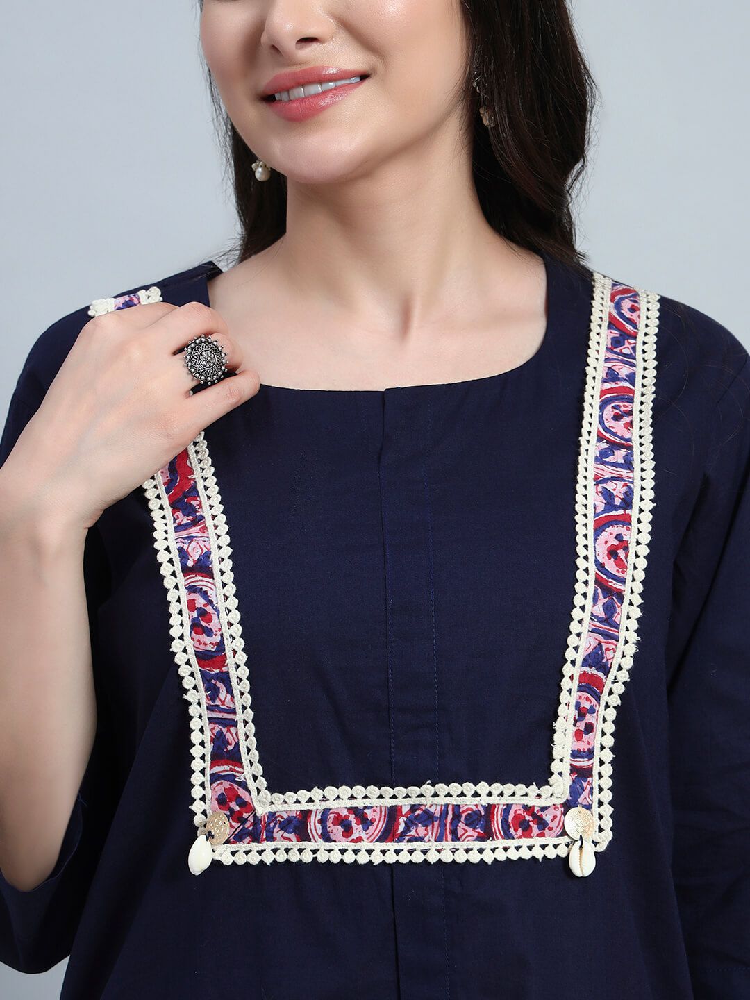 Cambric Cotton Kurta Set image 7