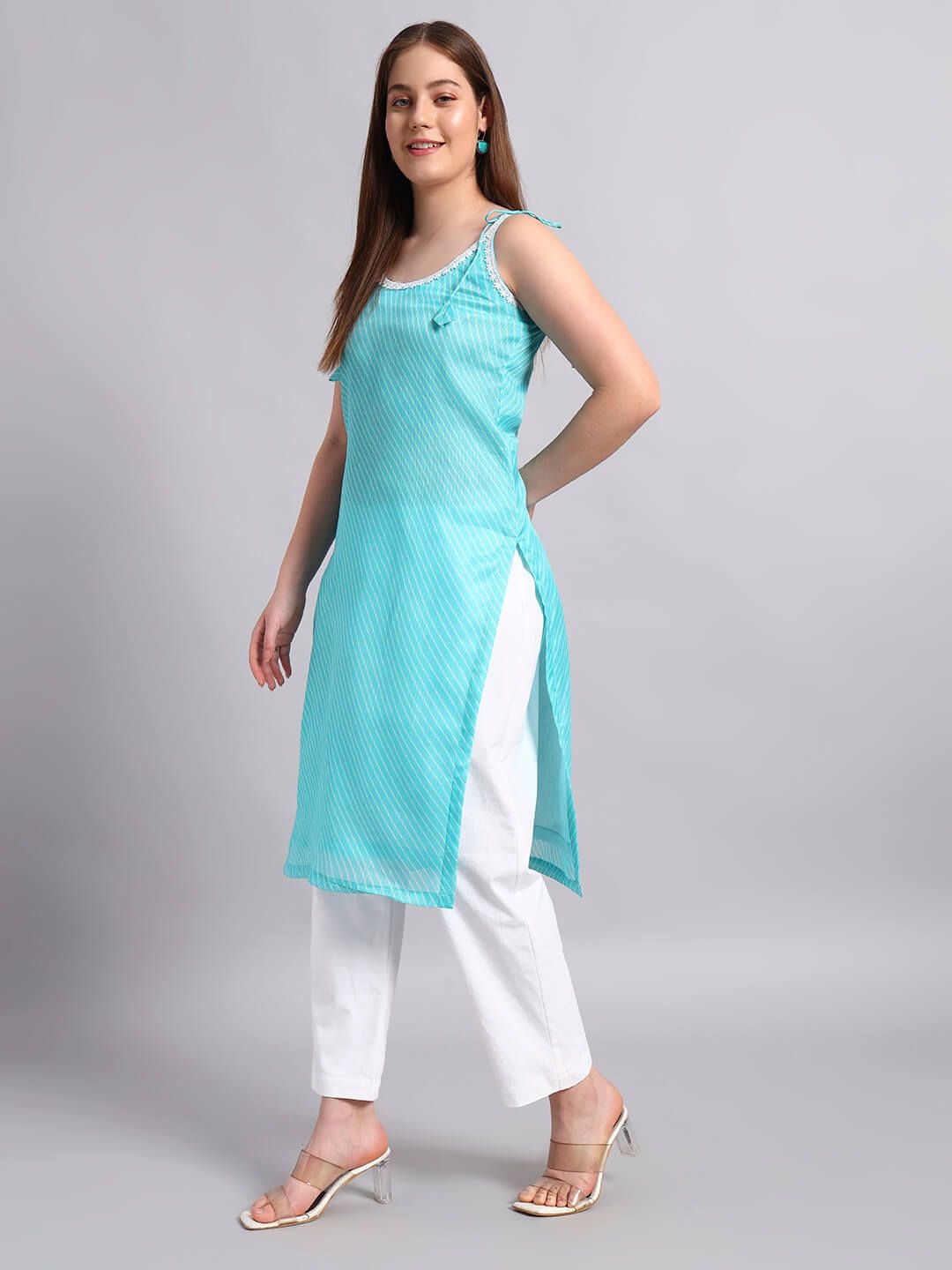 Kotadoria Leheria Kurta Set image 5