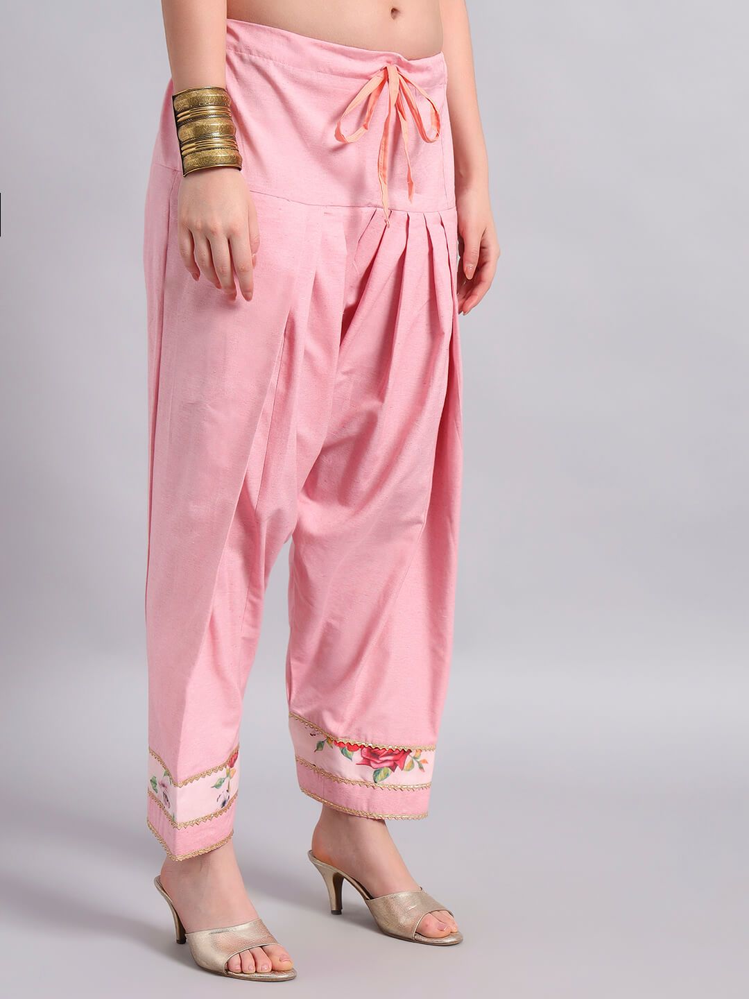 Kotadoria Kurta Set With Organza Floral Dupatta image 7