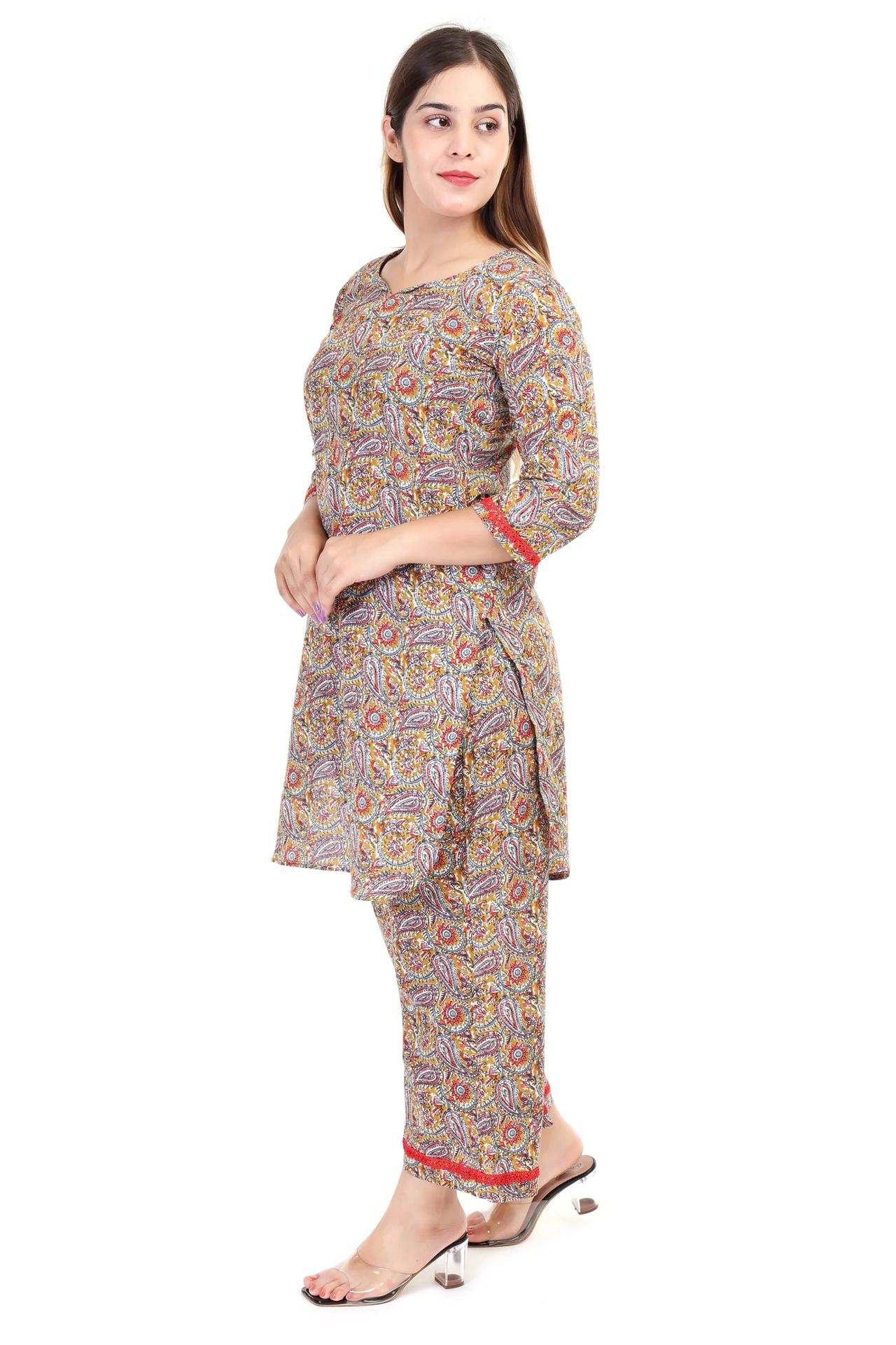 Handblock Print Cotton Coord Set image 4