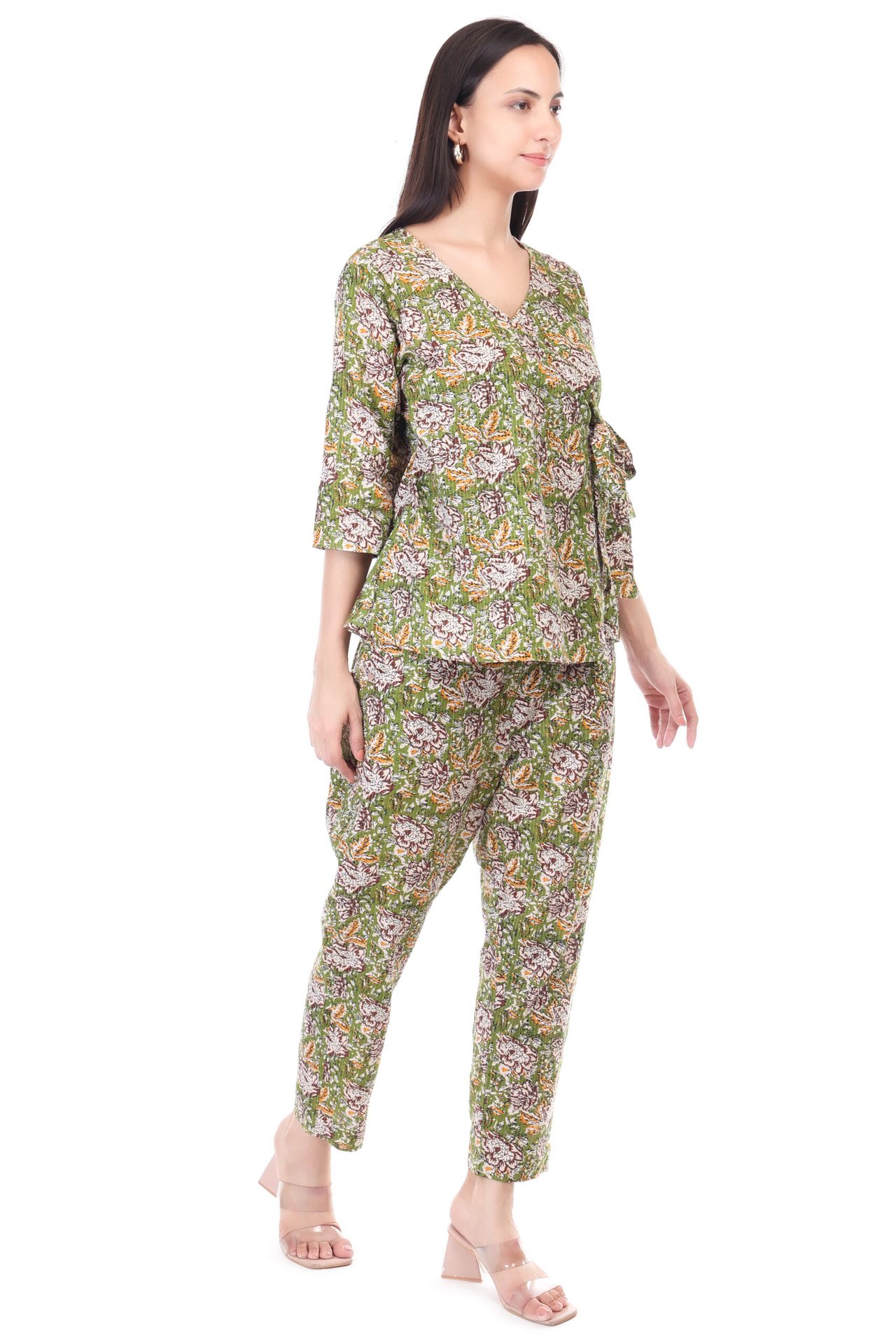Handblock Cotton Coord Set image 4