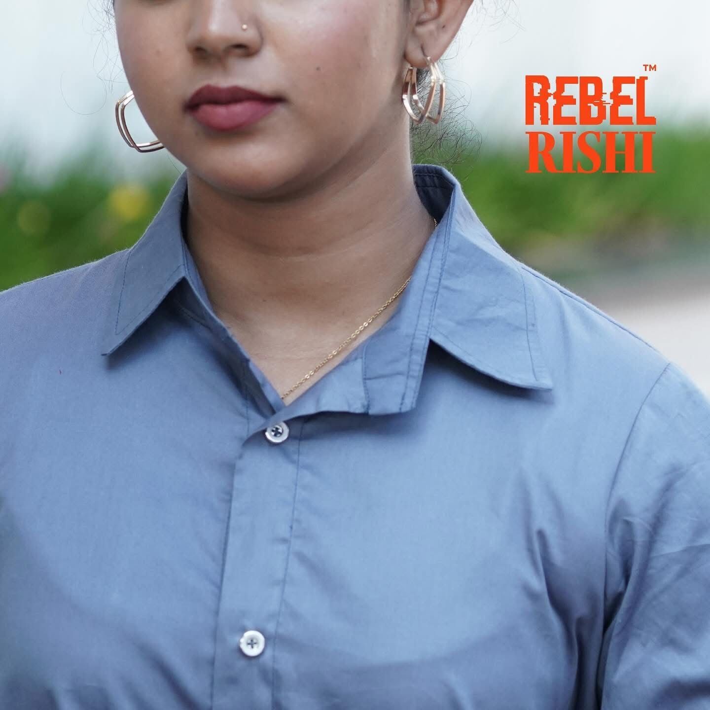 Ash Blue Shirt Dress image 4