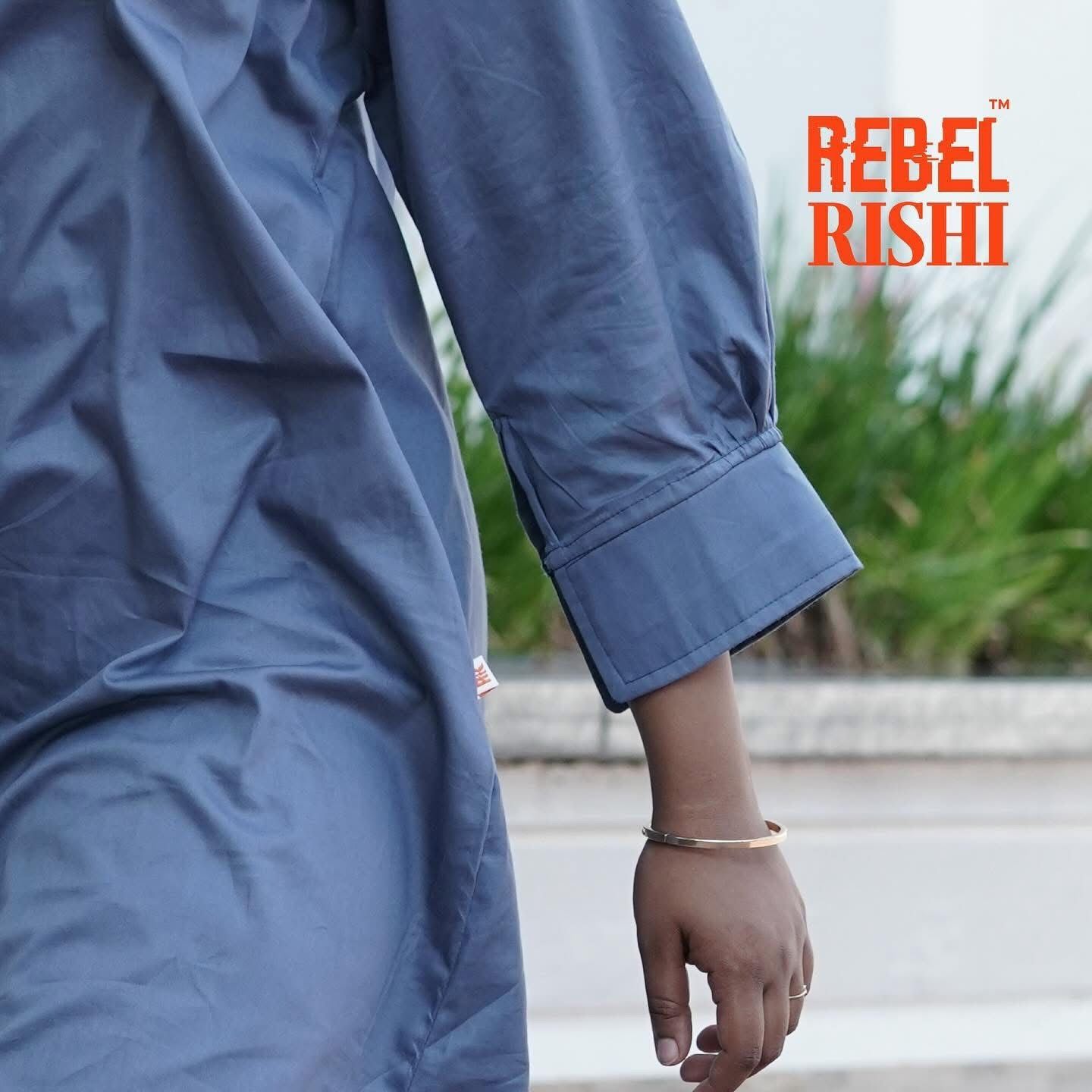 Ash Blue Shirt Dress image 5