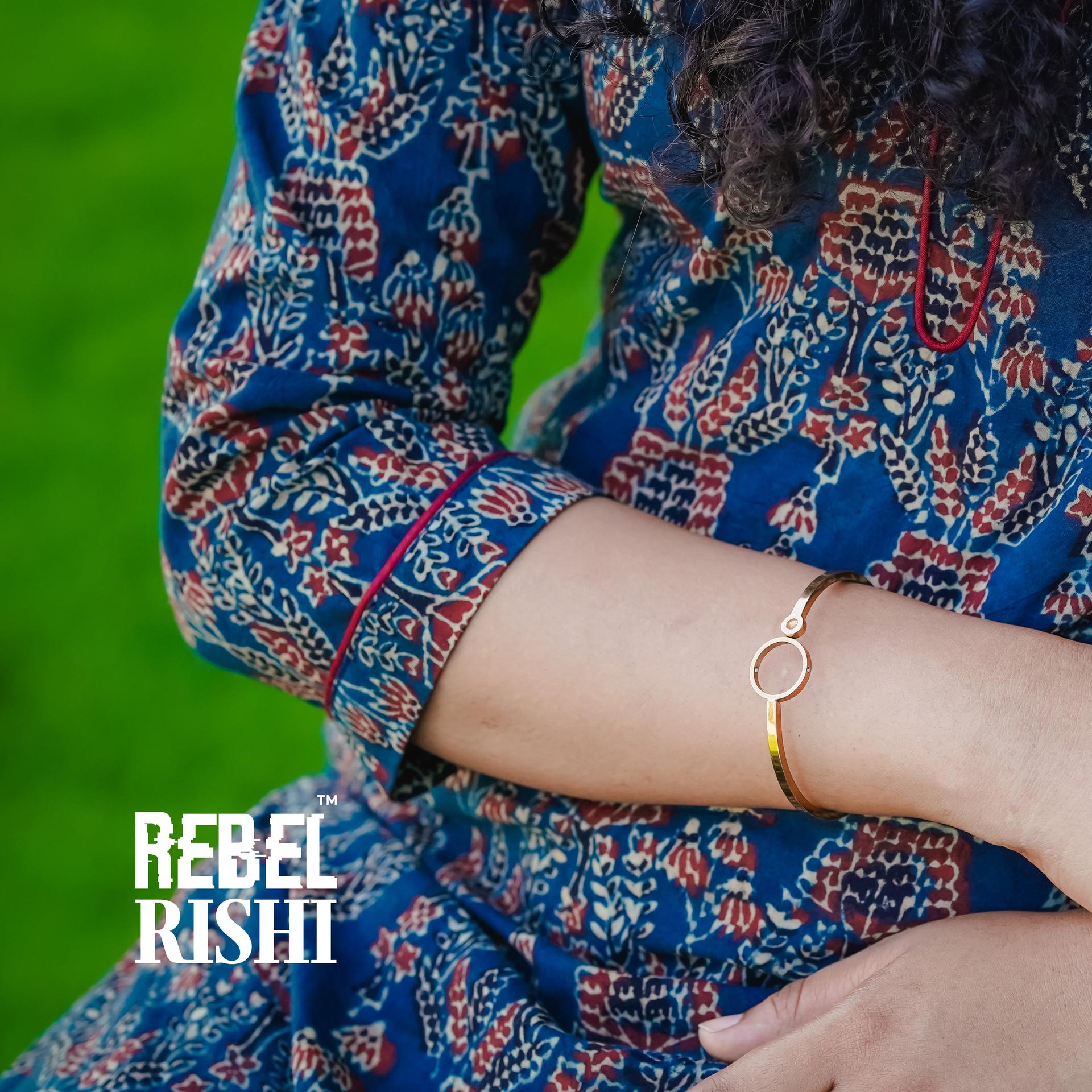 Blue Ajrakh Print Kurta image 3