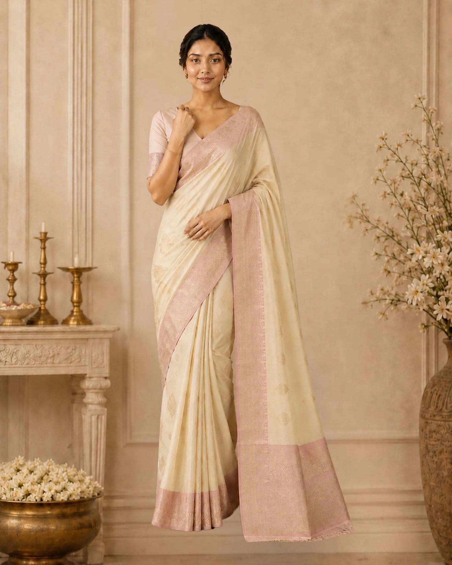 Kumudini Pattu Saree