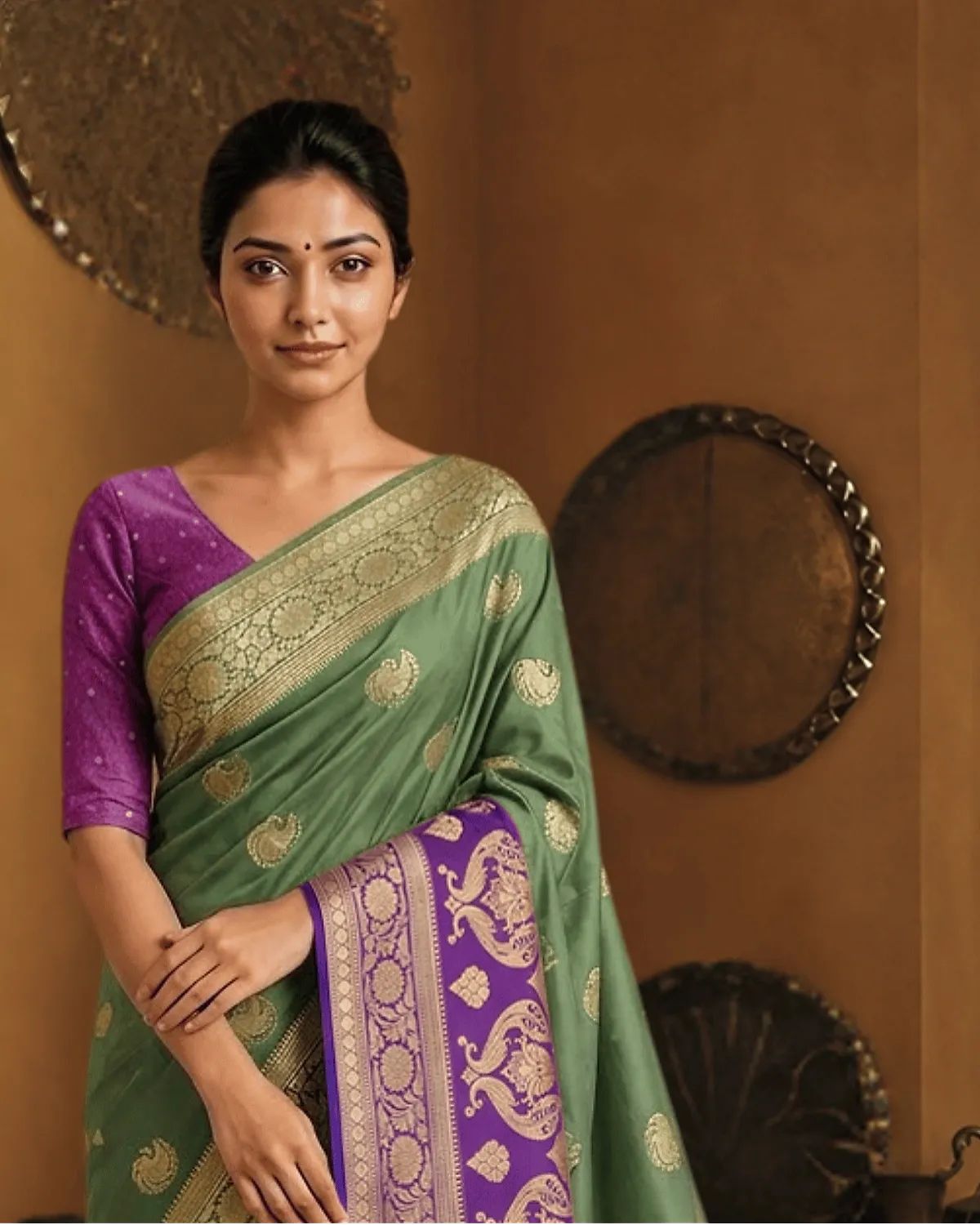 Sharvani Soft Silk Saree image 2
