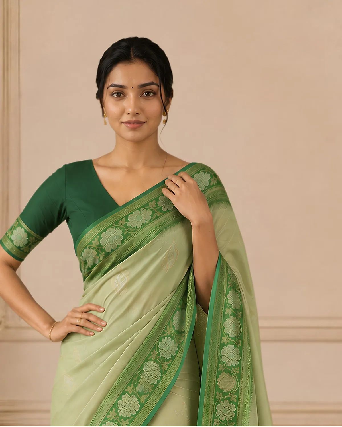 Harita Butta Saree image 2