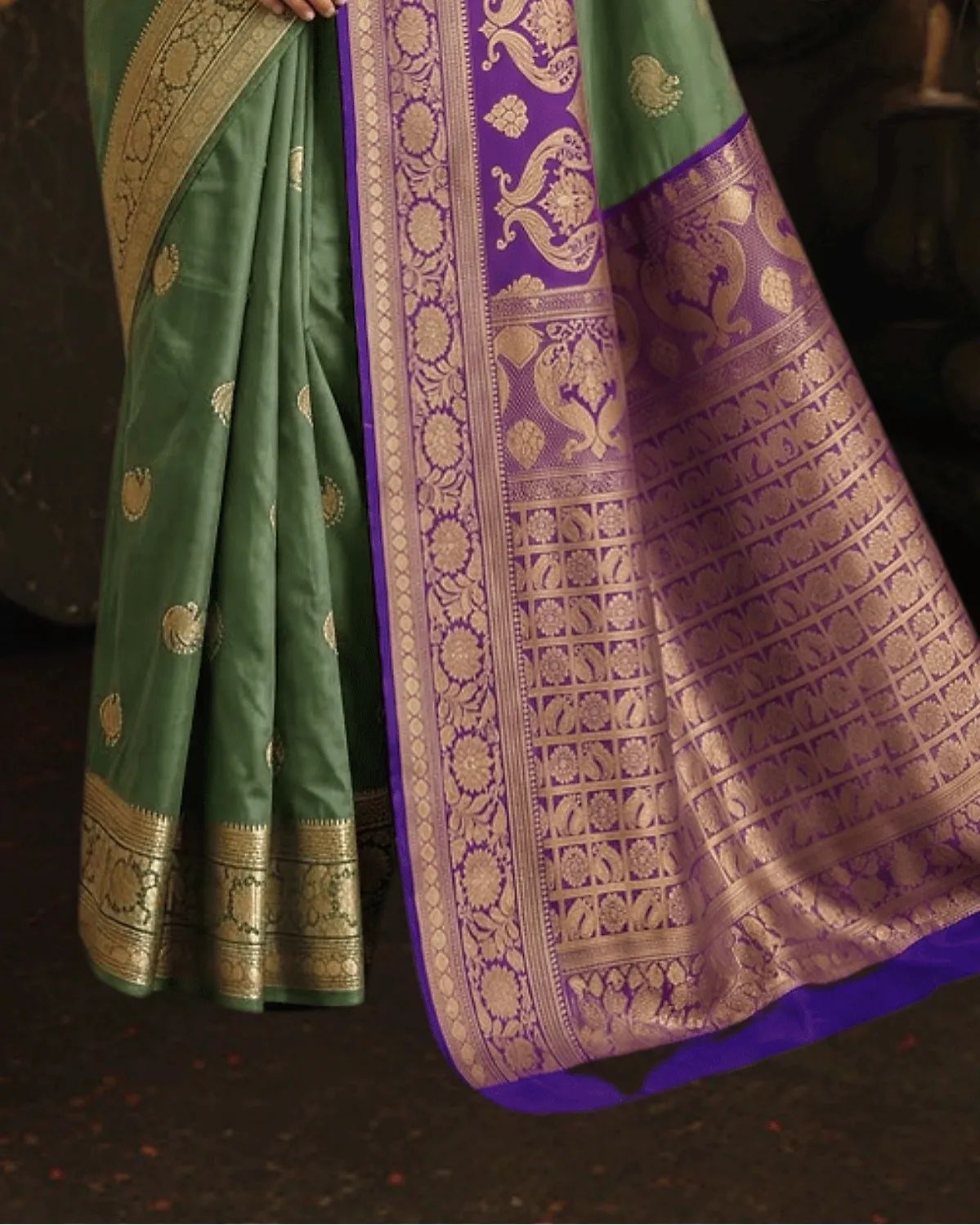 Sharvani Soft Silk Saree image 3
