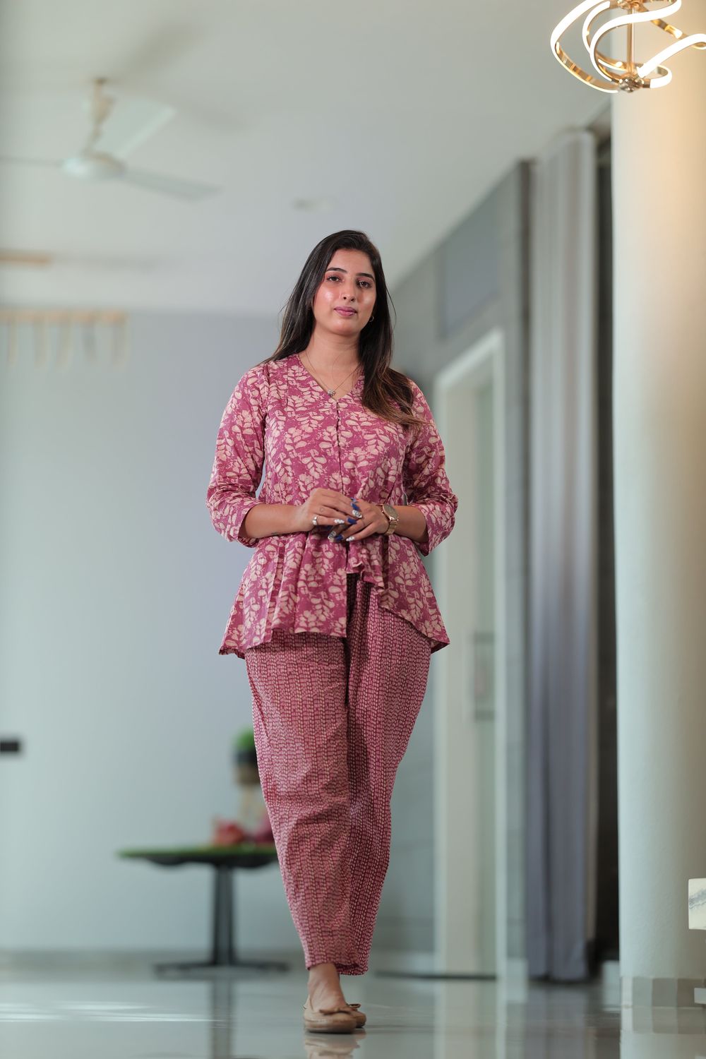 Amber Pleated Cotton Co-ord Set image 3