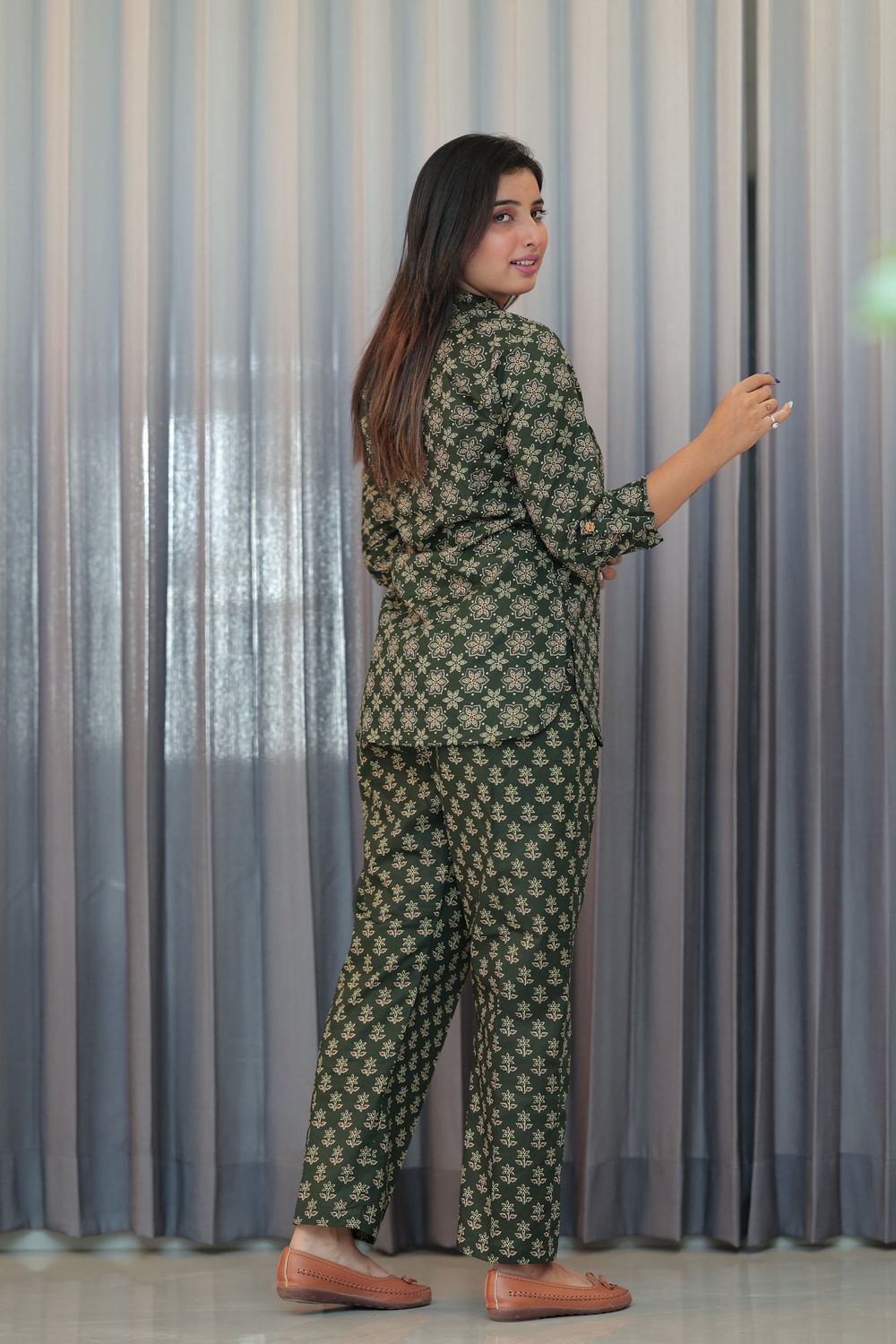 Meadow Cotton Hunter Co-ord Set