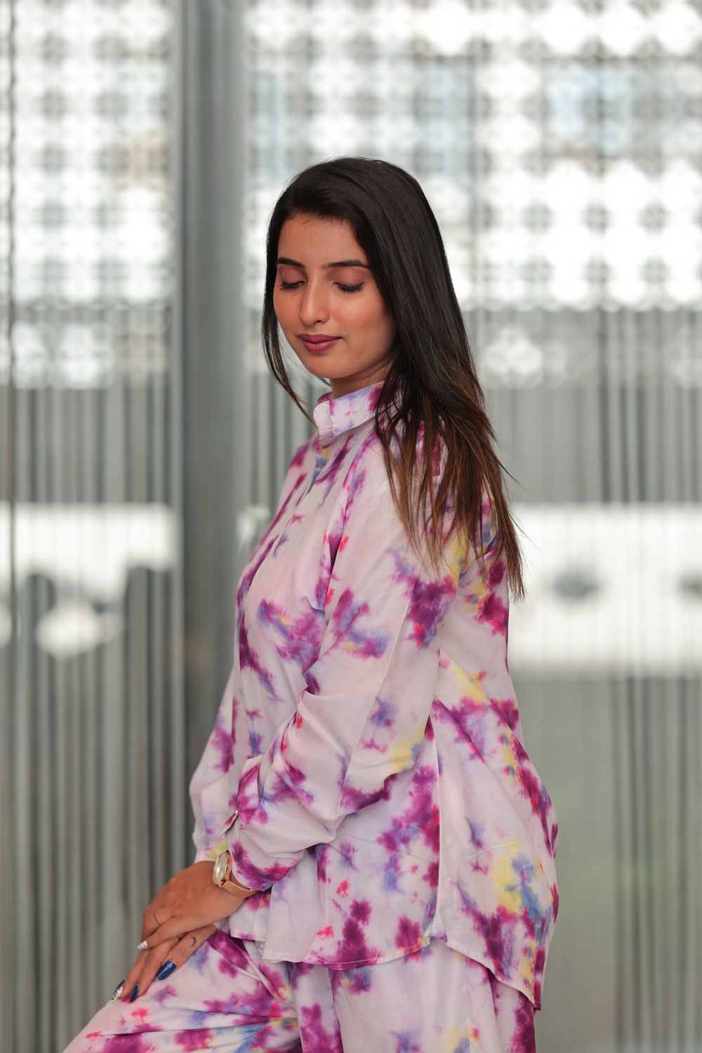 Laurel Muslin Tie And Dye Co-ord Set image 2