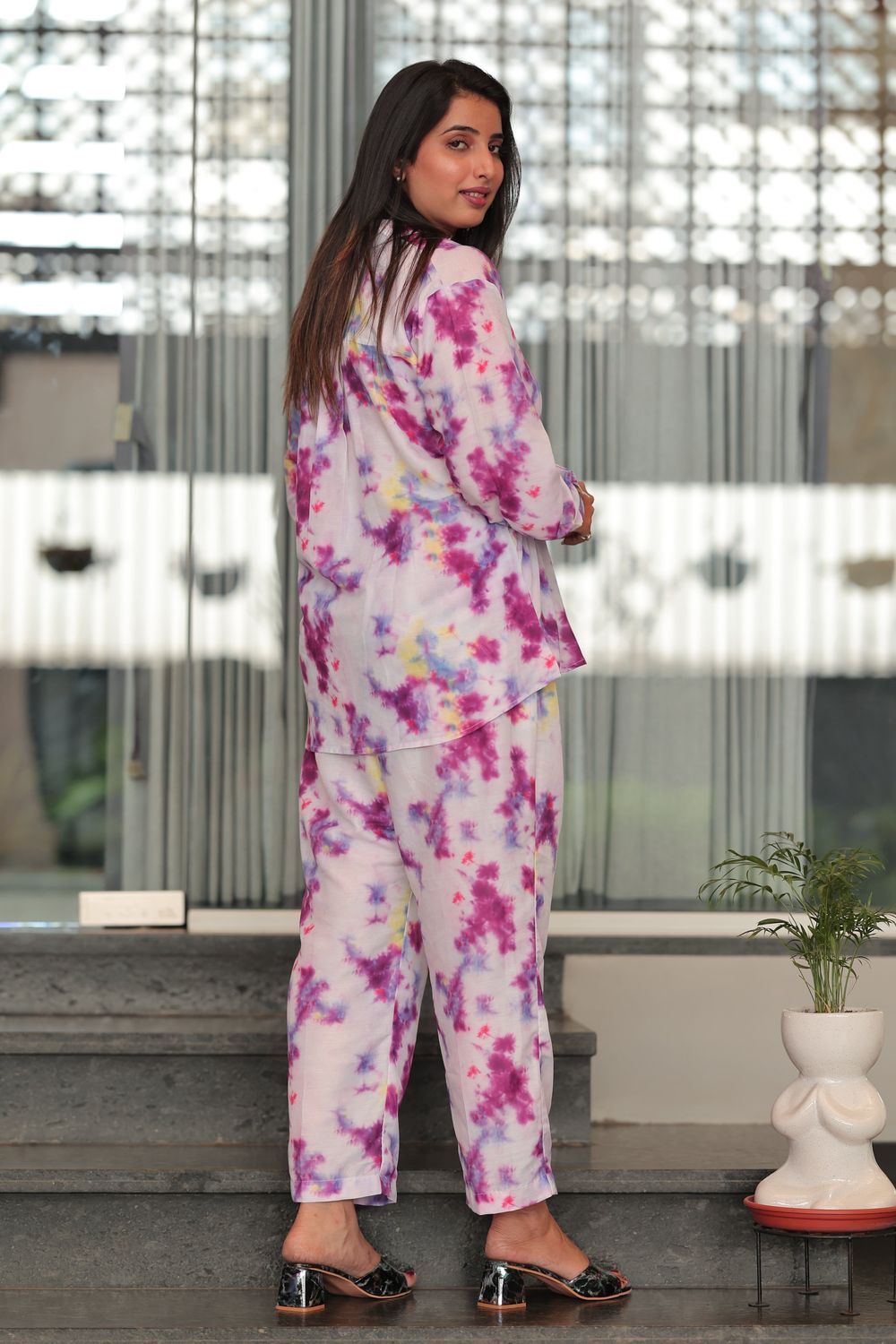 Laurel Muslin Tie And Dye Co-ord Set image 4