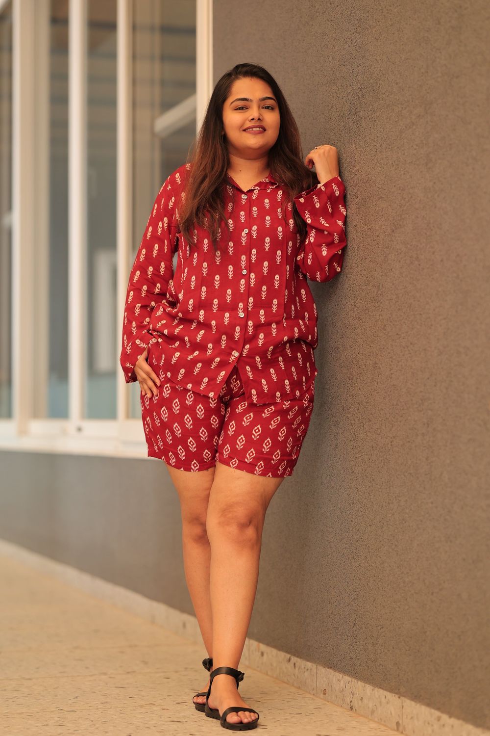 Grace Muslin Block Print Co-ord Set image 4
