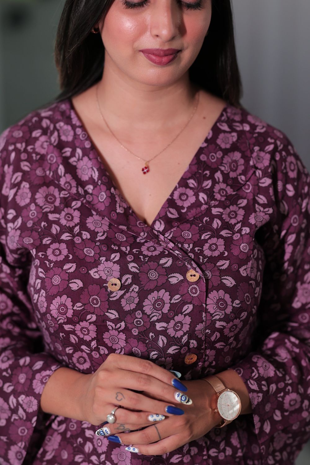 Amelia Muslin Floral Printed Co-ord Set image 3