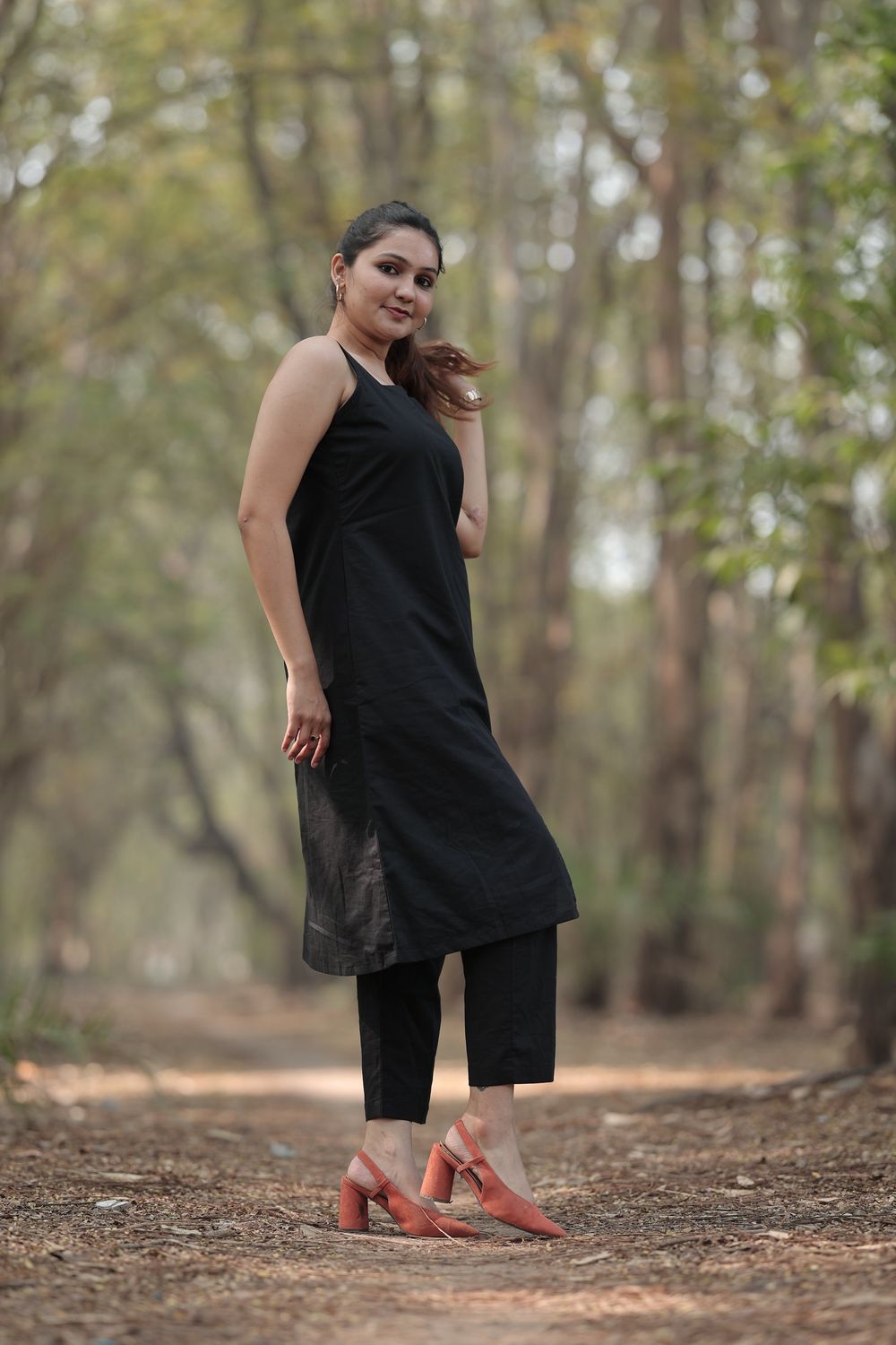 Krishvi Cambric Cotton Kurta Co-ord Set image 3