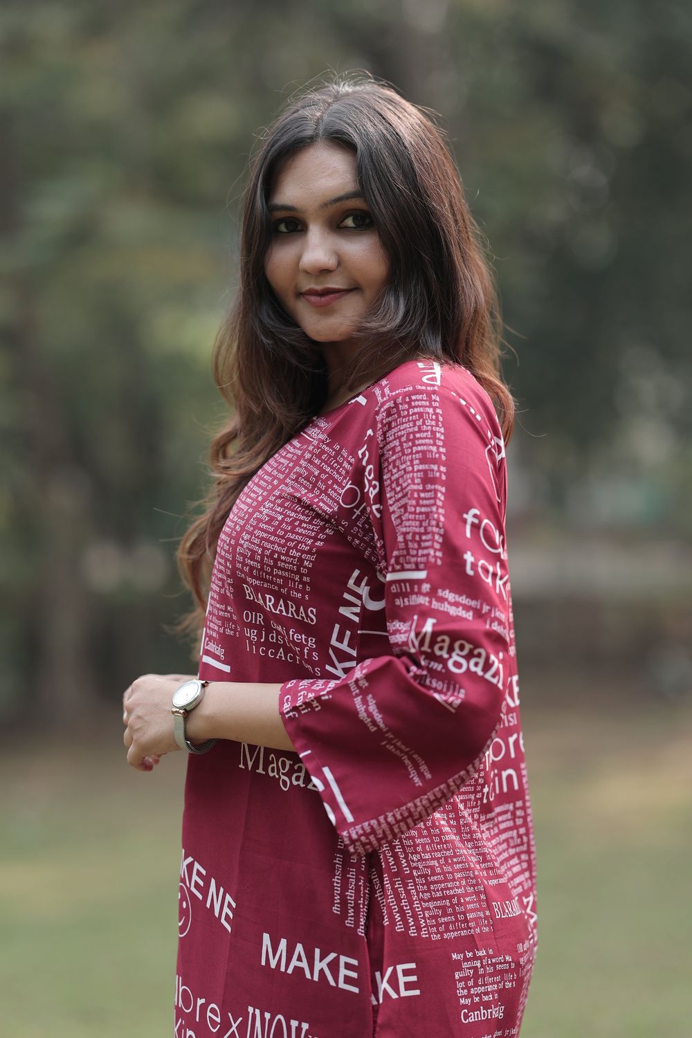 Aliza Export American Print Dress image 3