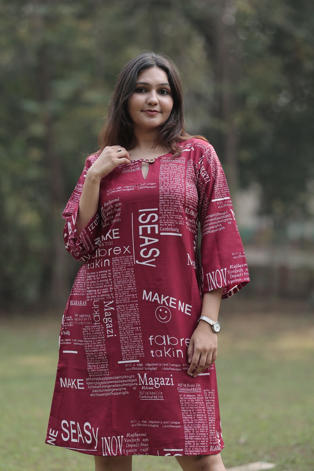 Aliza Export American Print Dress image 4