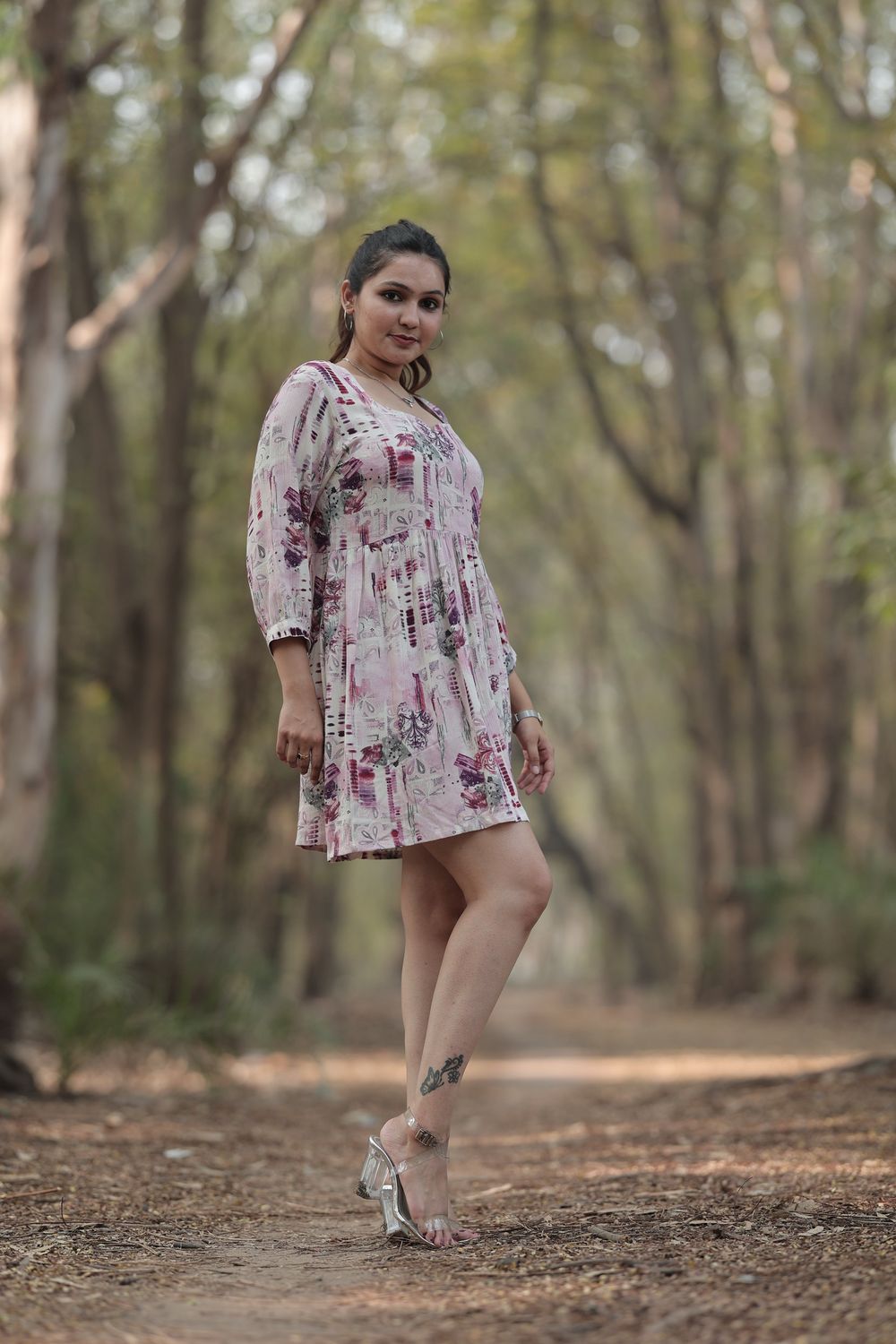 Aarya Rayon Wrinkle Dress image 2