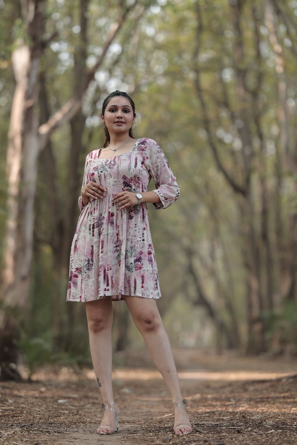 Aarya Rayon Wrinkle Dress image 4