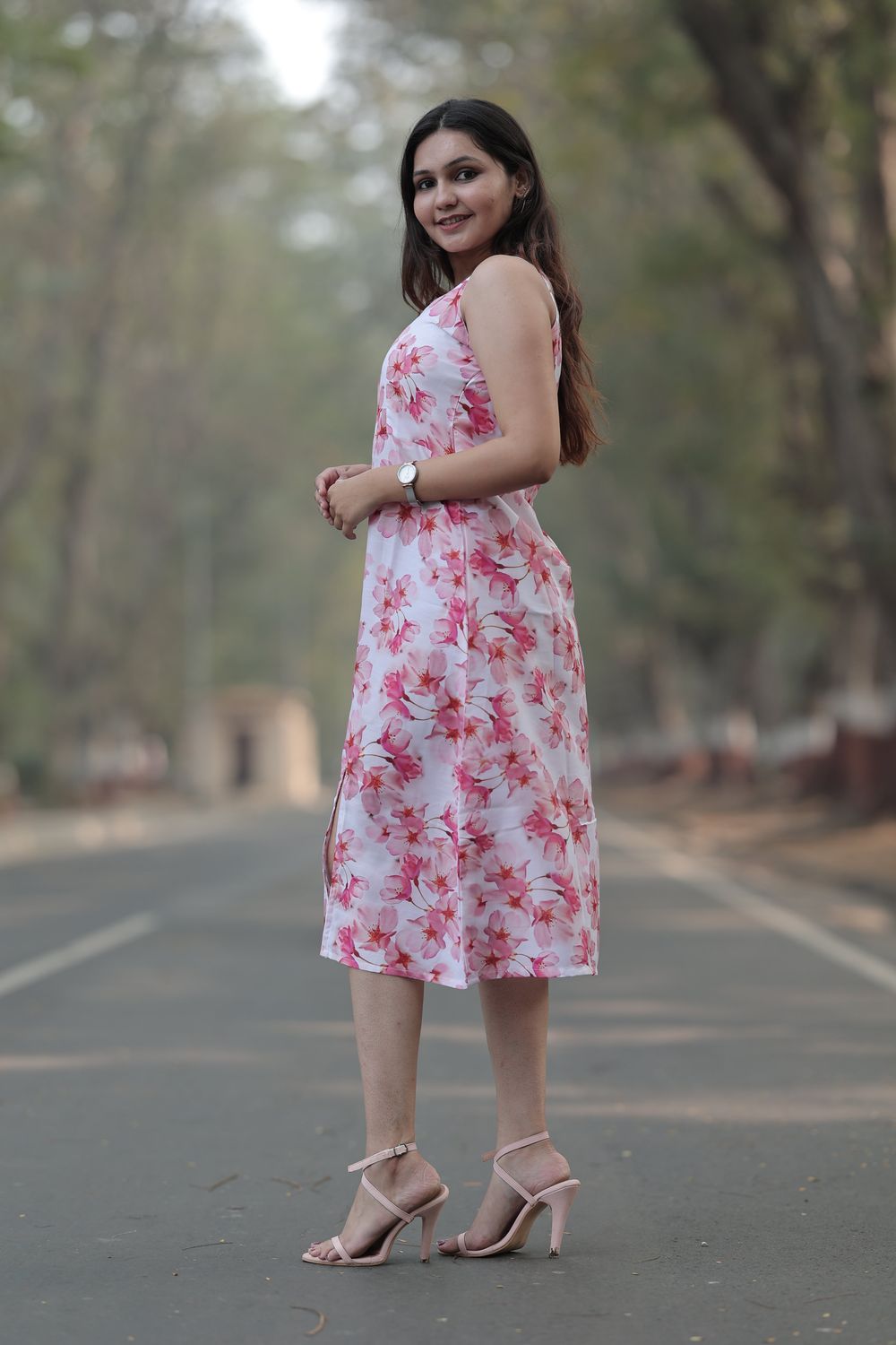 Ria Muslin Digital Print Dress image 4