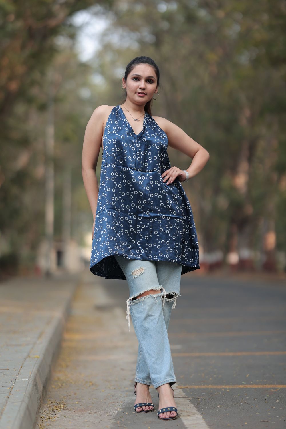 Kashvi Gajji Silk Top image 3