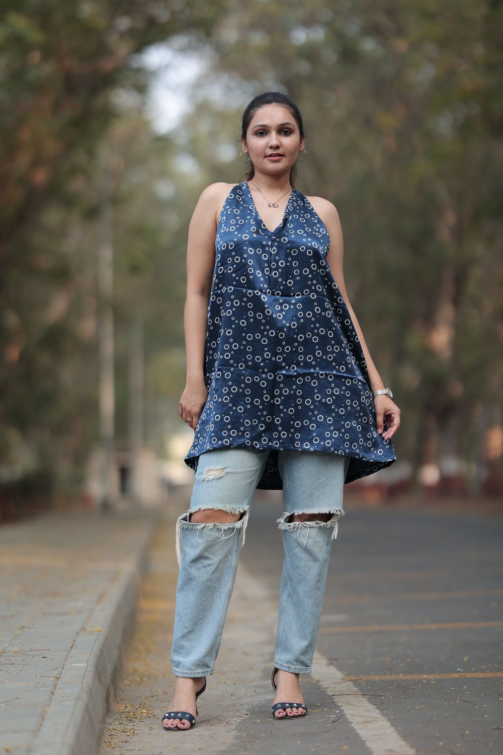 Kashvi Gajji Silk Top image 4