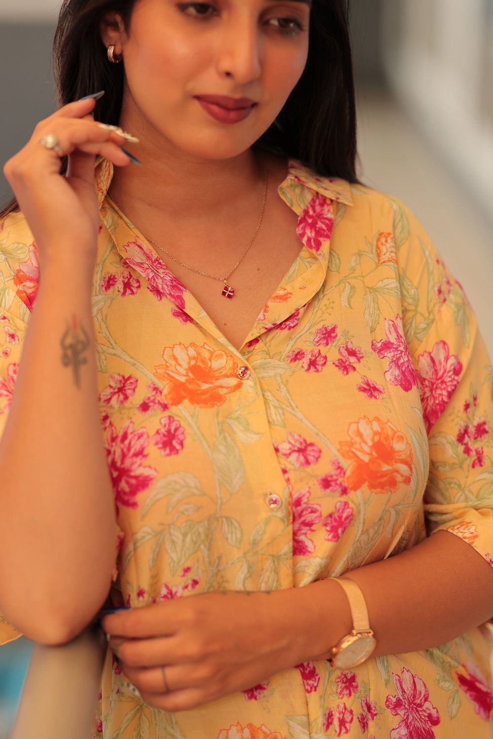 Eleanor Muslin Floral Print Co-ord Set image 5