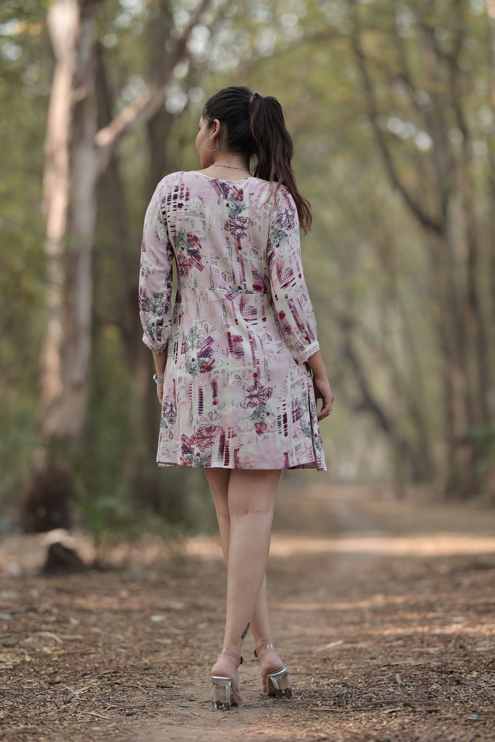 Aarya Rayon Wrinkle Dress image 5