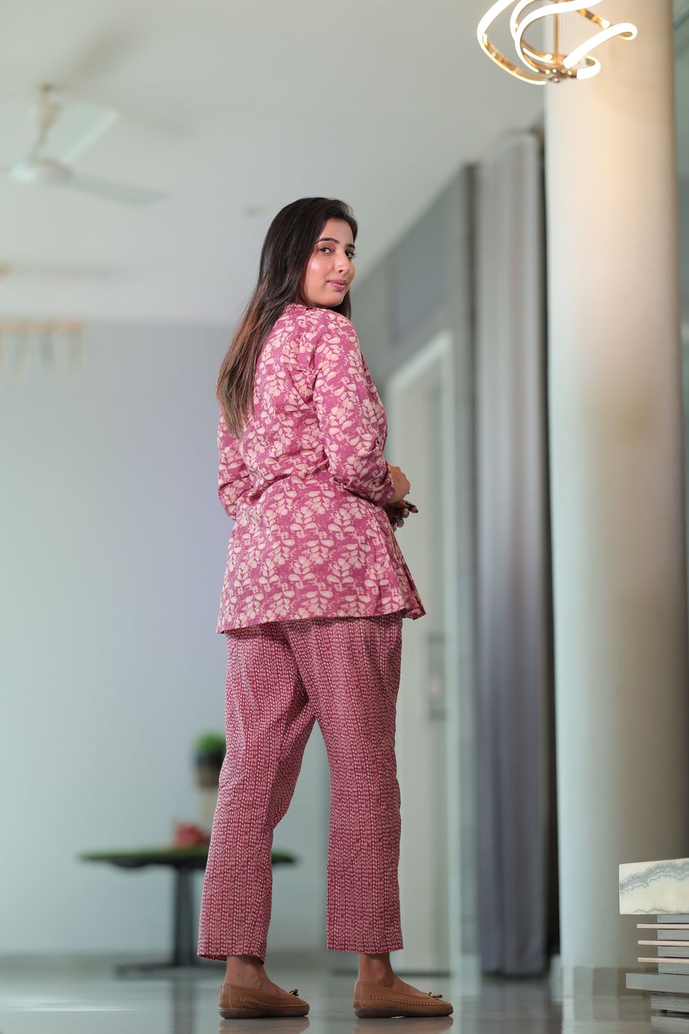 Amber Pleated Cotton Co-ord Set image 8