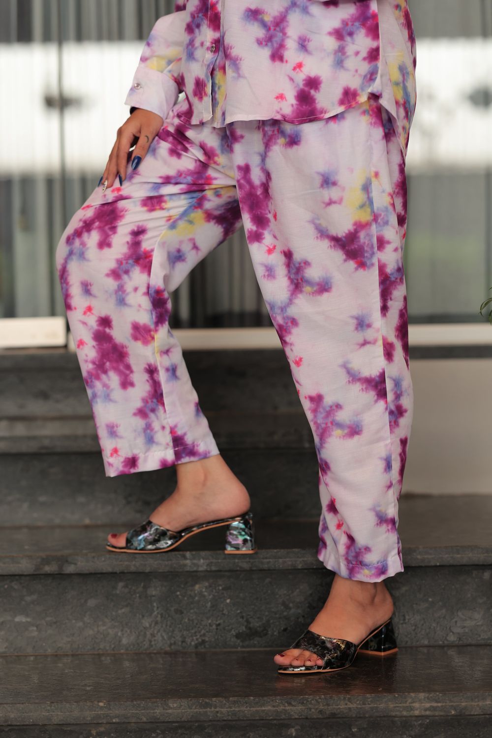 Laurel Muslin Tie And Dye Co-ord Set image 6
