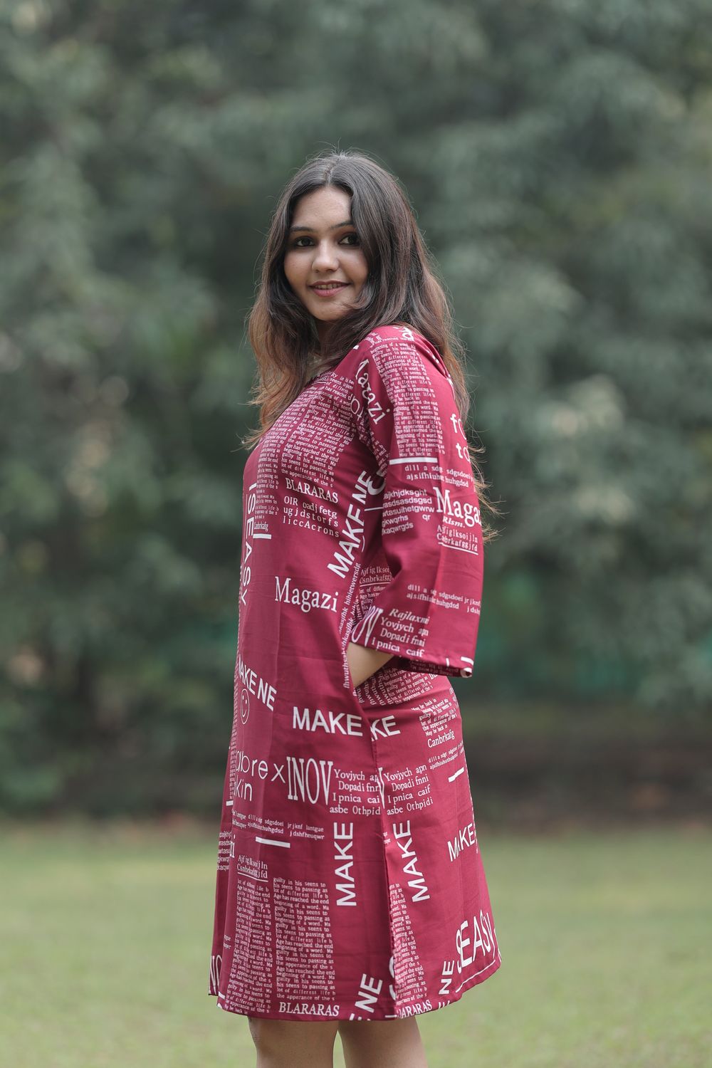 Aliza Export American Print Dress image 8