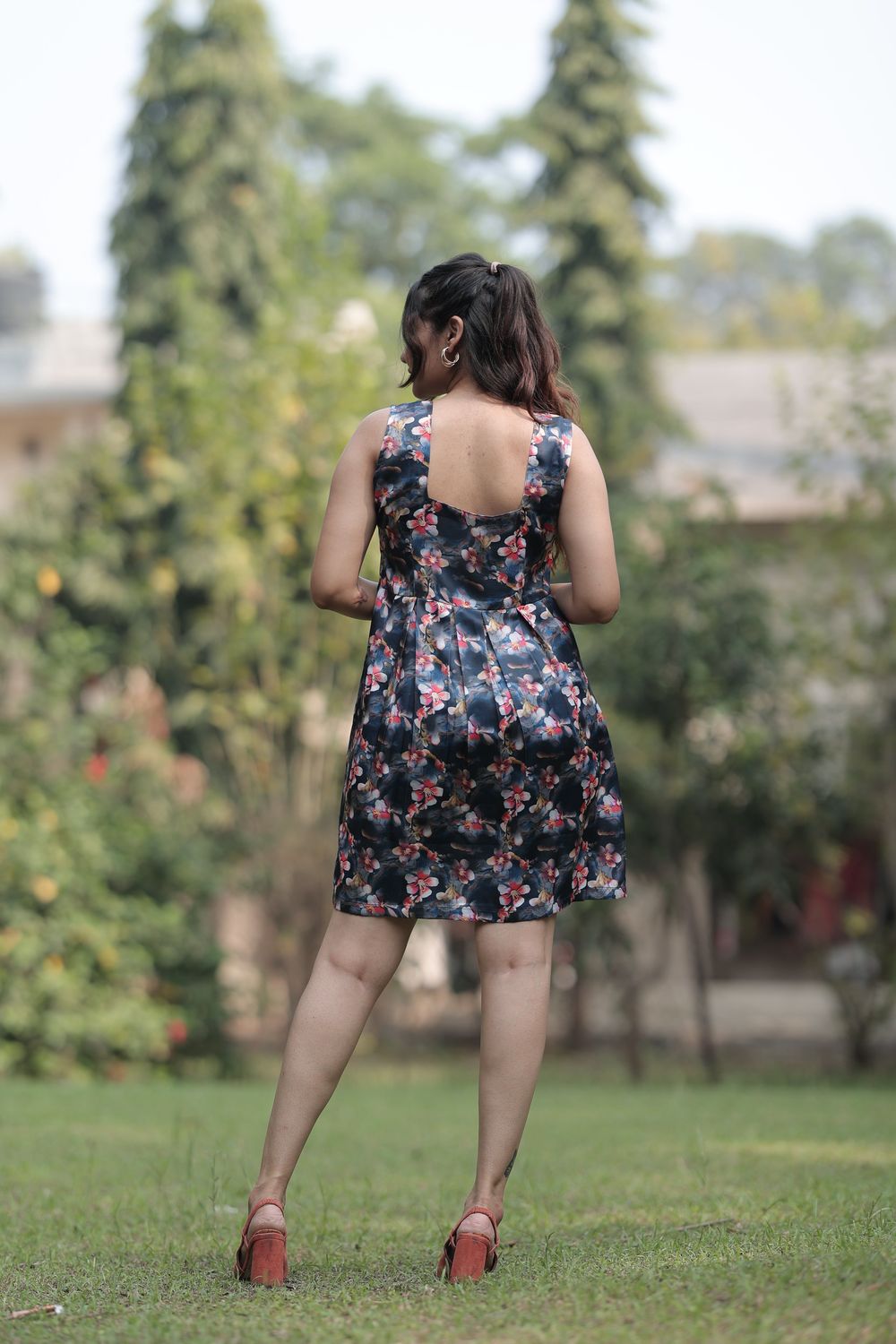 Sara Floral Digital Print Dress image 6