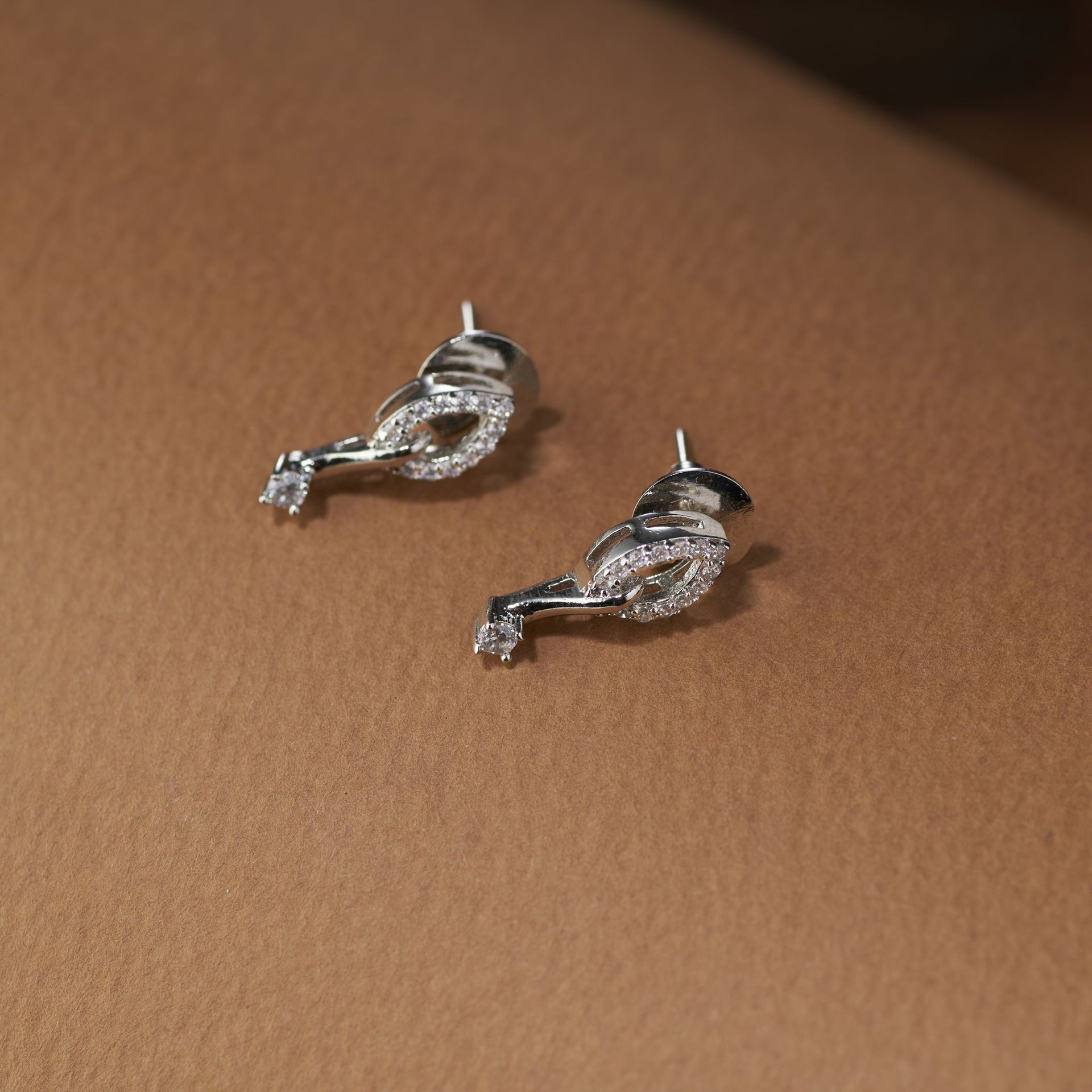 Elegant American Diamond Necklace Set With Earrings | Celestia By Tilloma™ image 4
