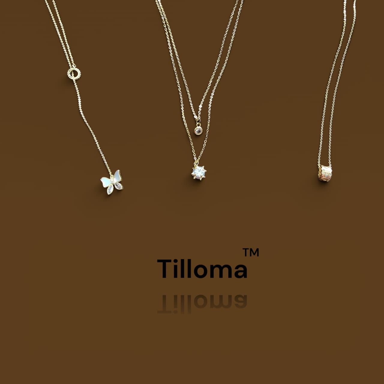 Tilloma™ Anti-tarnish Layered Chains Combo Of 3 – Waterproof & No-fade Daily Wear Gold Necklaces image 5