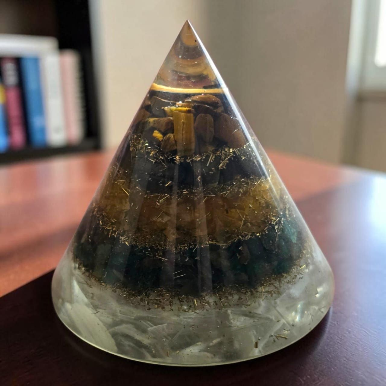Tilloma™| Dhan Yog Pyramid – Crystal Energy Pyramid For Wealth, Prosperity & Positive Energy | Vastu Pyramid For Home & Office image 2