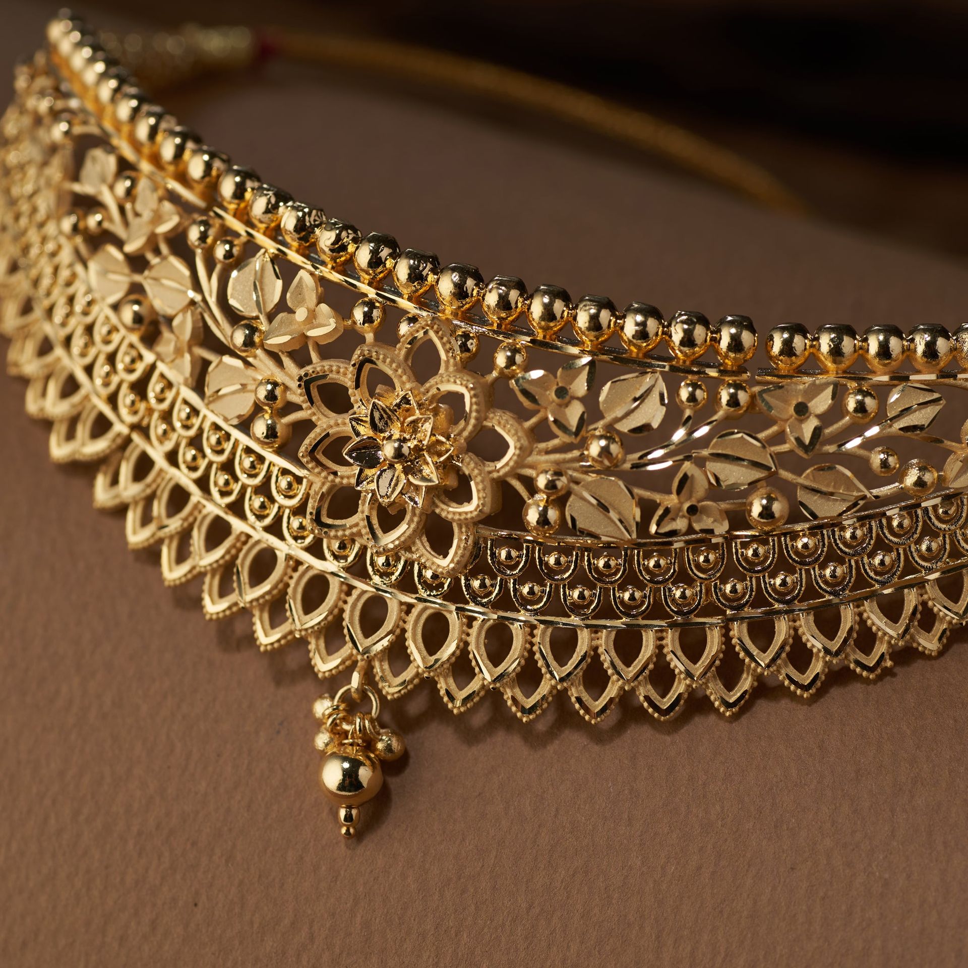 Gold Choker Necklace - Forming Jewellery | Poovi By Tilloma image 2