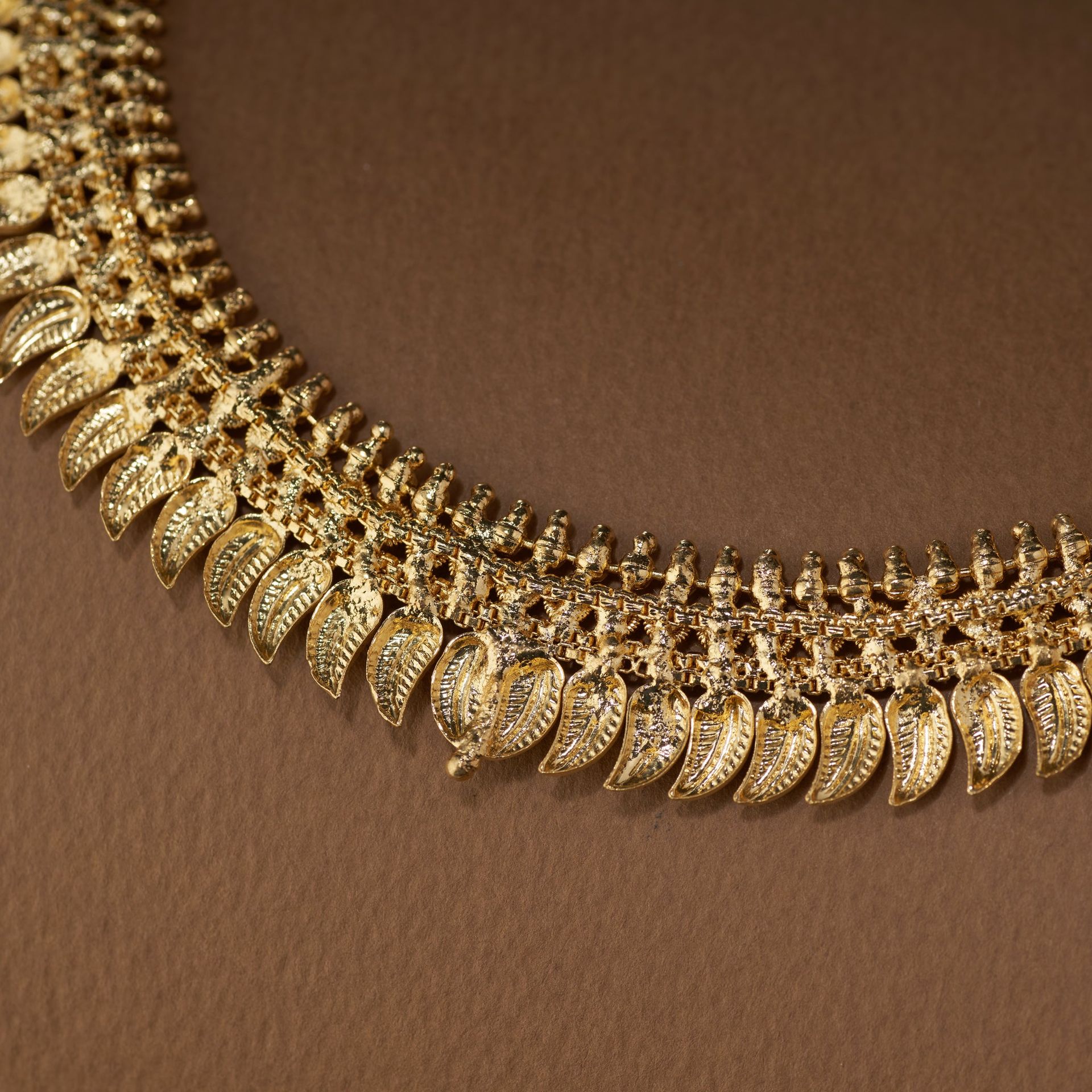 Gold Forming Necklace Set | Kumarika By Tilloma image 3