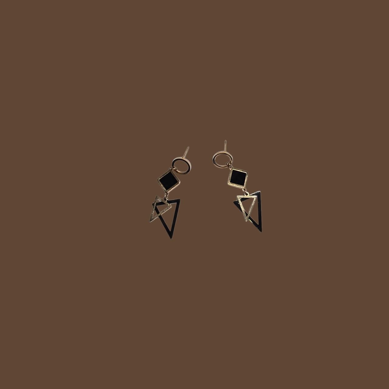 Celestial & Geometric Anti-tarnish Earring Set - Set Of 2 image 4