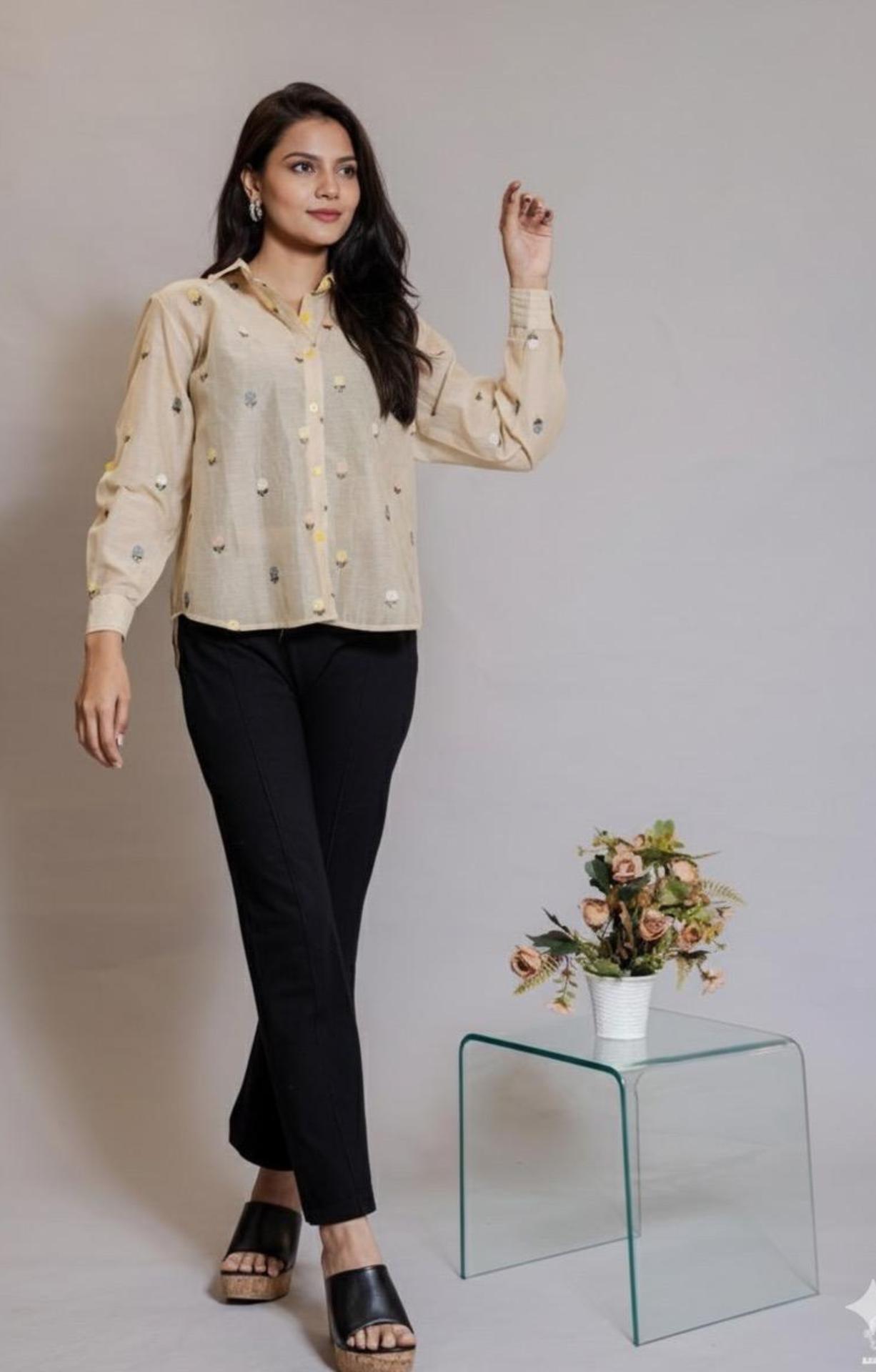 Meadow Shirt - Beige image 4