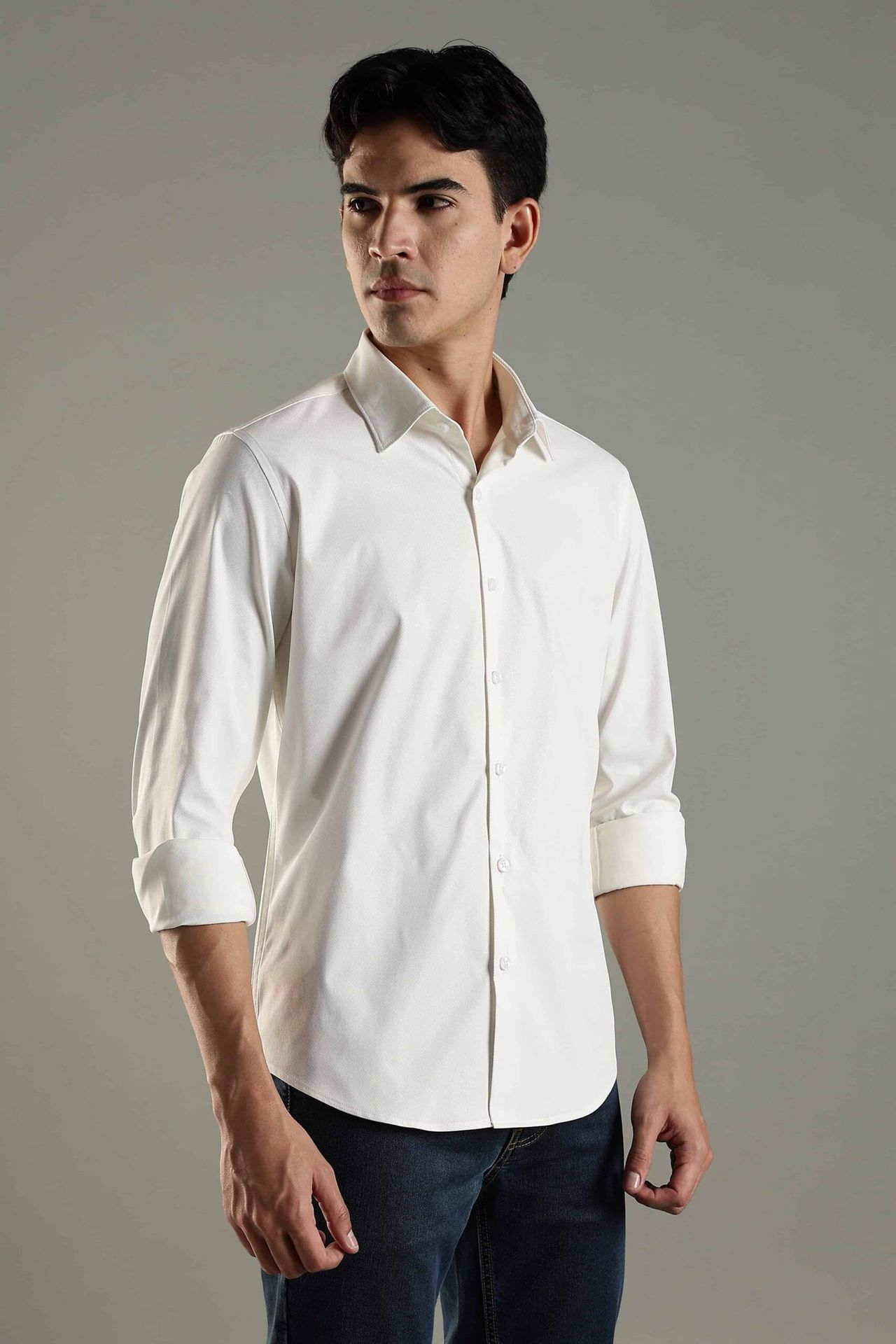Active Casual Shirt - Pearl White image 3