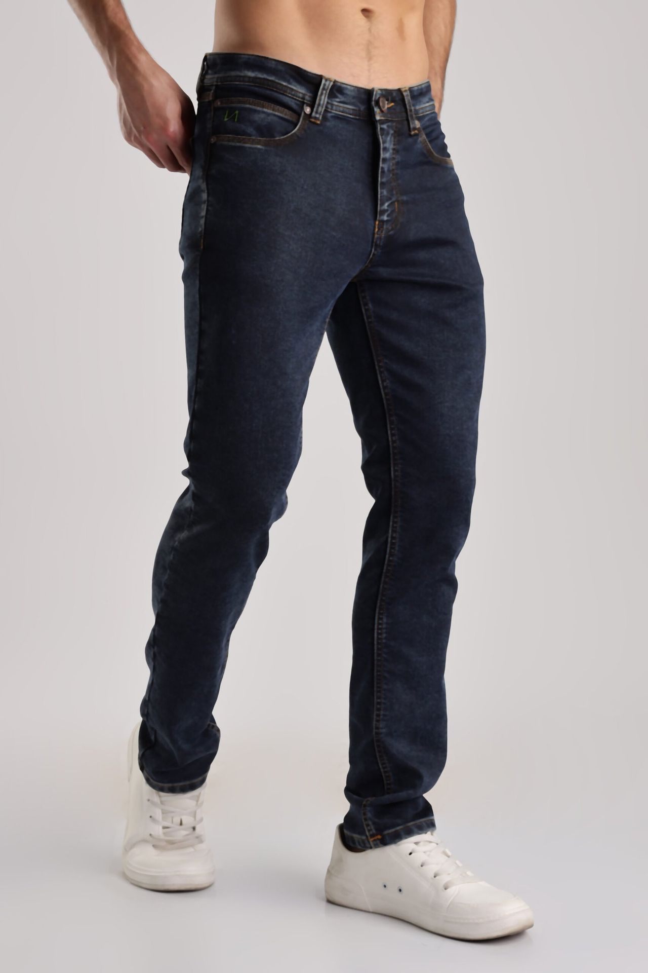 Natural Denim Pant - Night Blue image 3