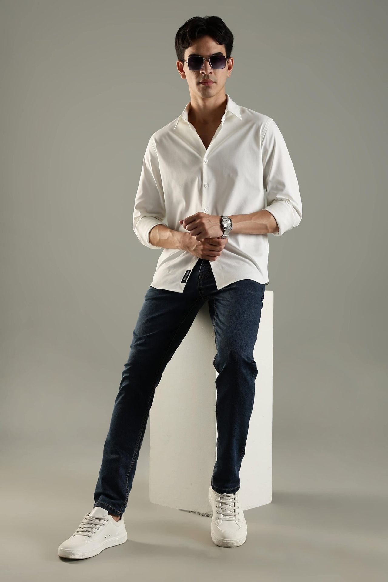 Natural Denim Pant - Dirty Blue
