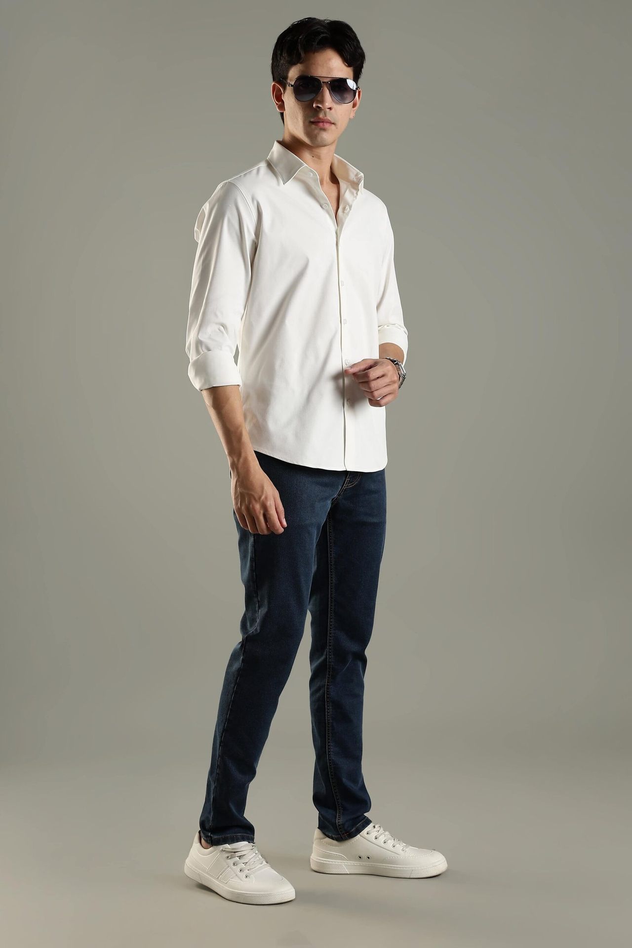 Active Casual Shirt - Pearl White image 4