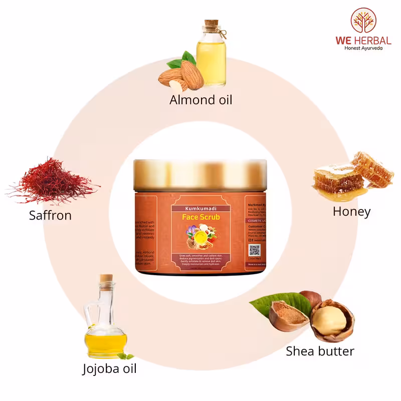 Kumkumadi Face Scrub image 4